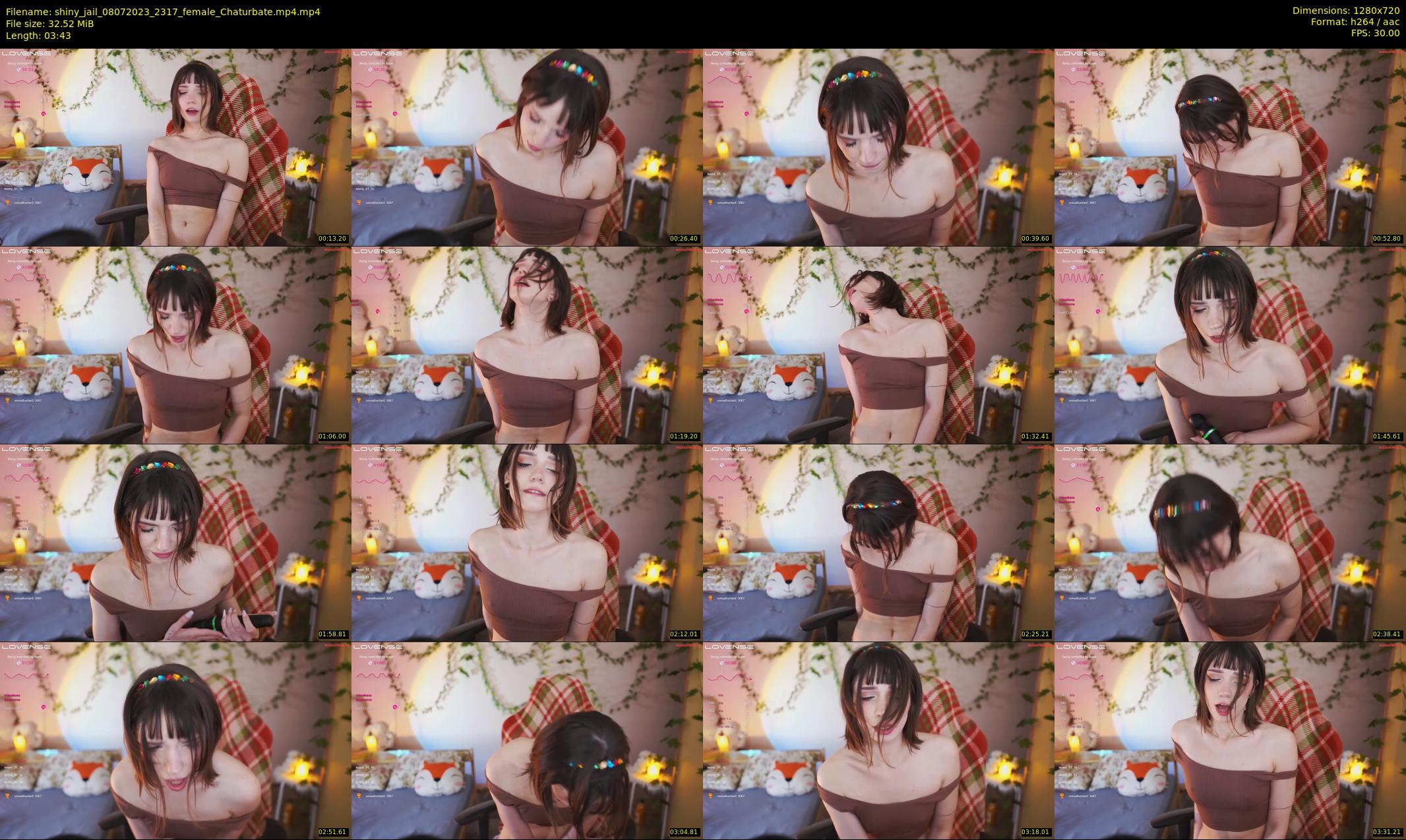 shiny_jail — 4 minute Chaturbate female cam show recording, 720p, Jul 8, 2023