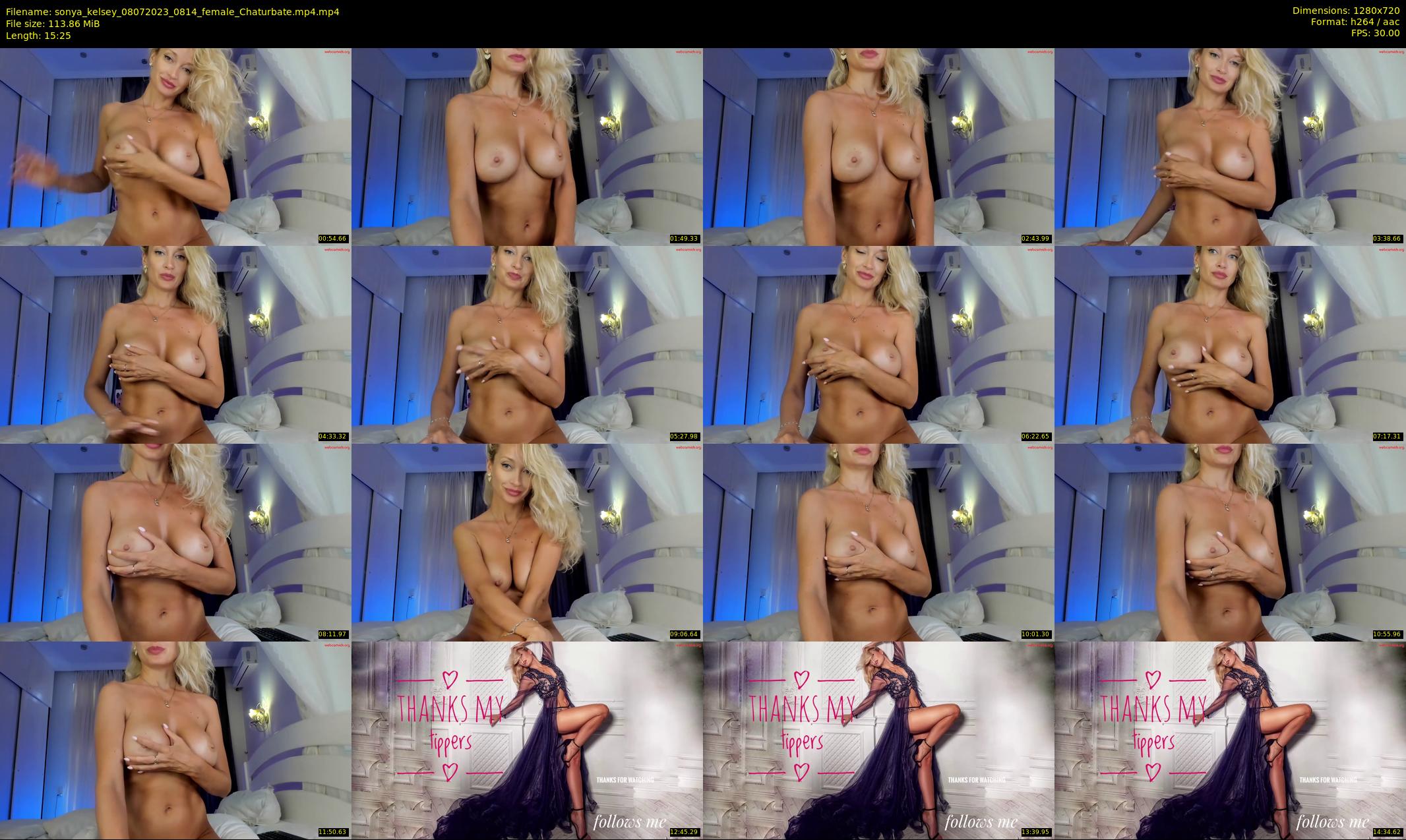 sonya_kelsey — 16 minute Chaturbate female cam show recording, 720p, Jul 8, 2023