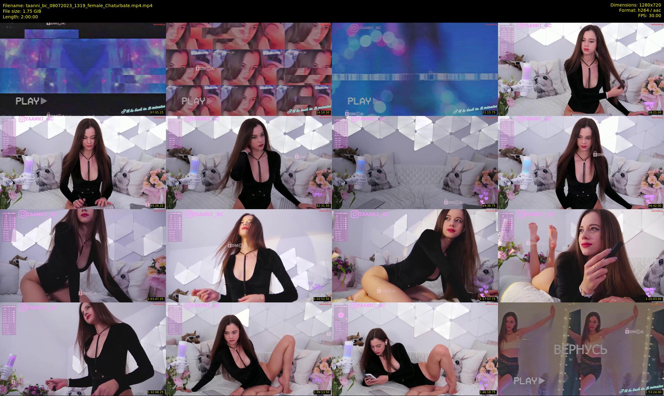 taanni_bc — 120 minute Chaturbate female cam show recording, 720p, Jul 8, 2023