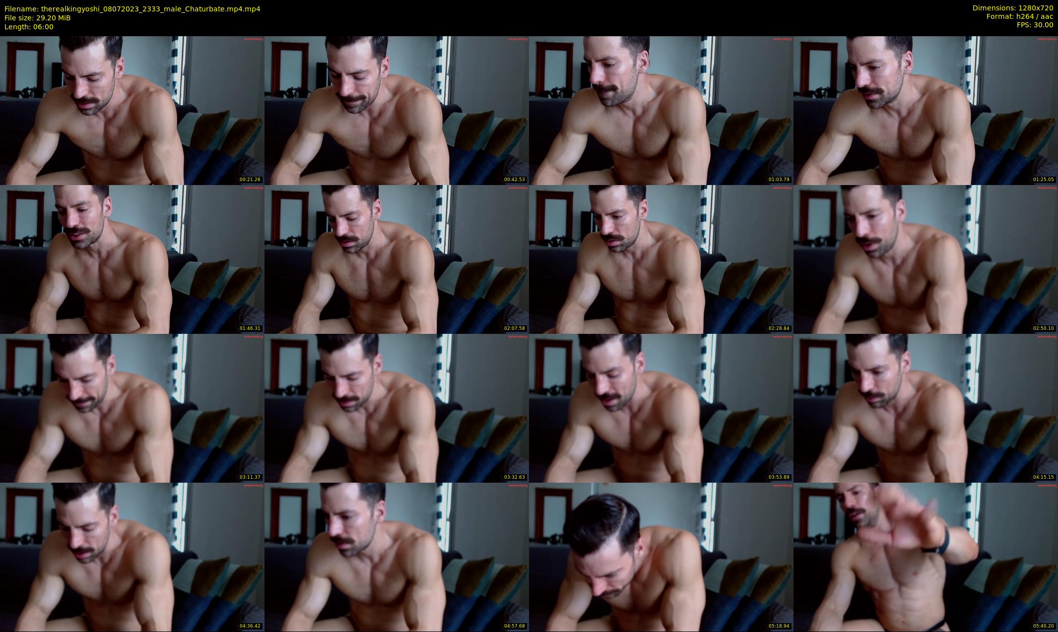 therealkingyoshi — 6 minute Chaturbate male cam show recording, 720p, Jul 8, 2023