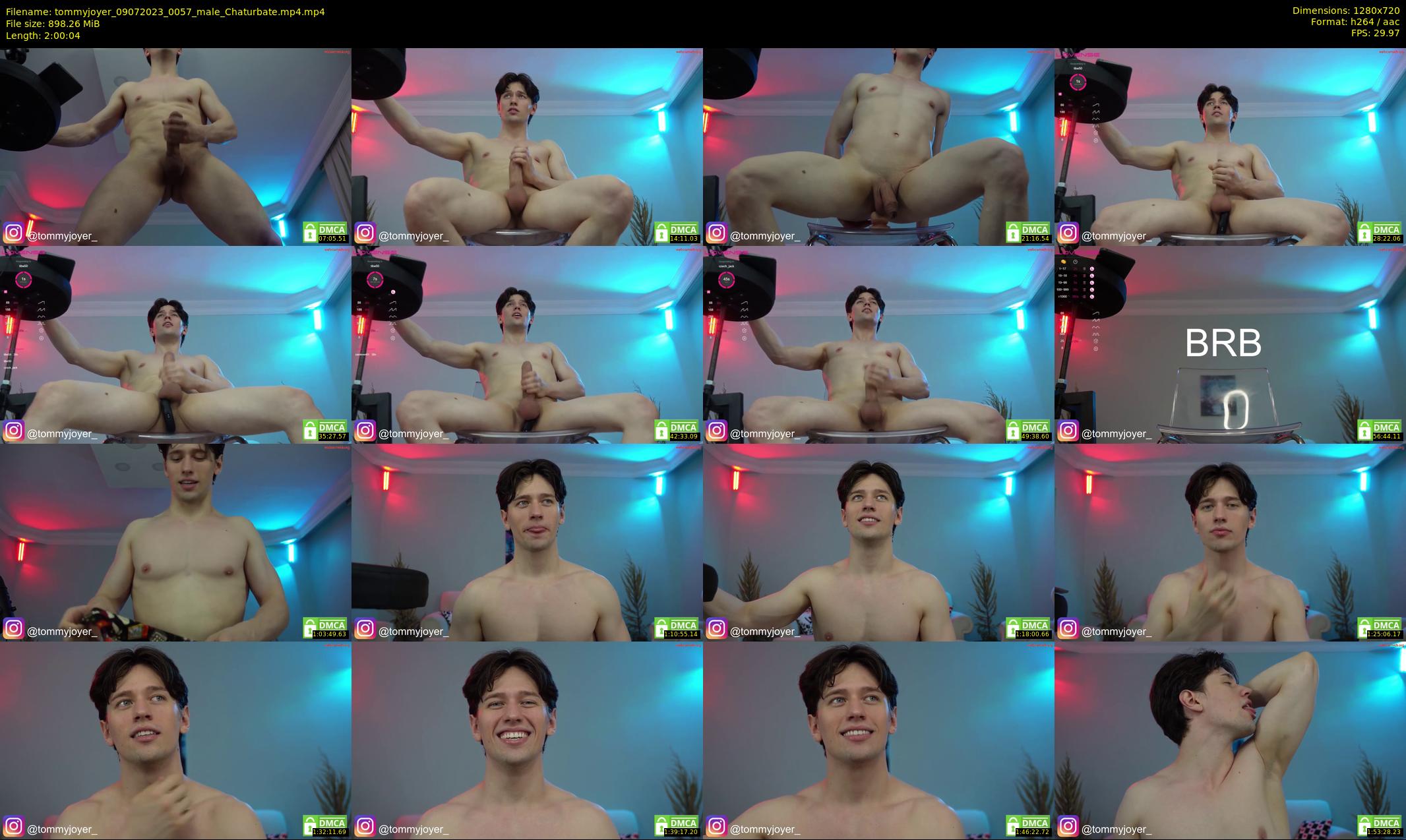 tommyjoyer — 121 minute Chaturbate male cam show recording, 720p, Jul 9, 2023