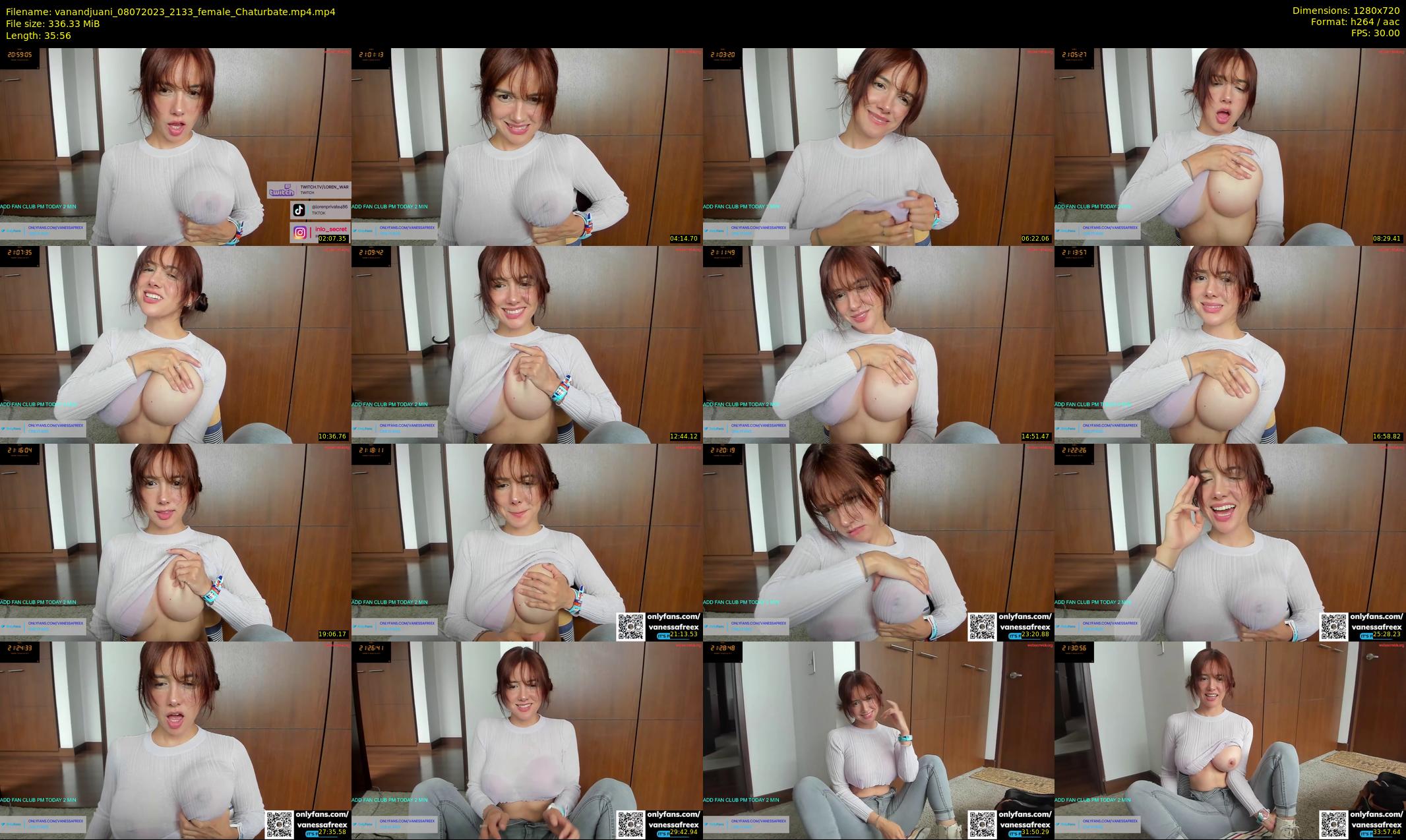 vanandjuani — 36 minute Chaturbate female cam show recording, 720p, Jul 8, 2023