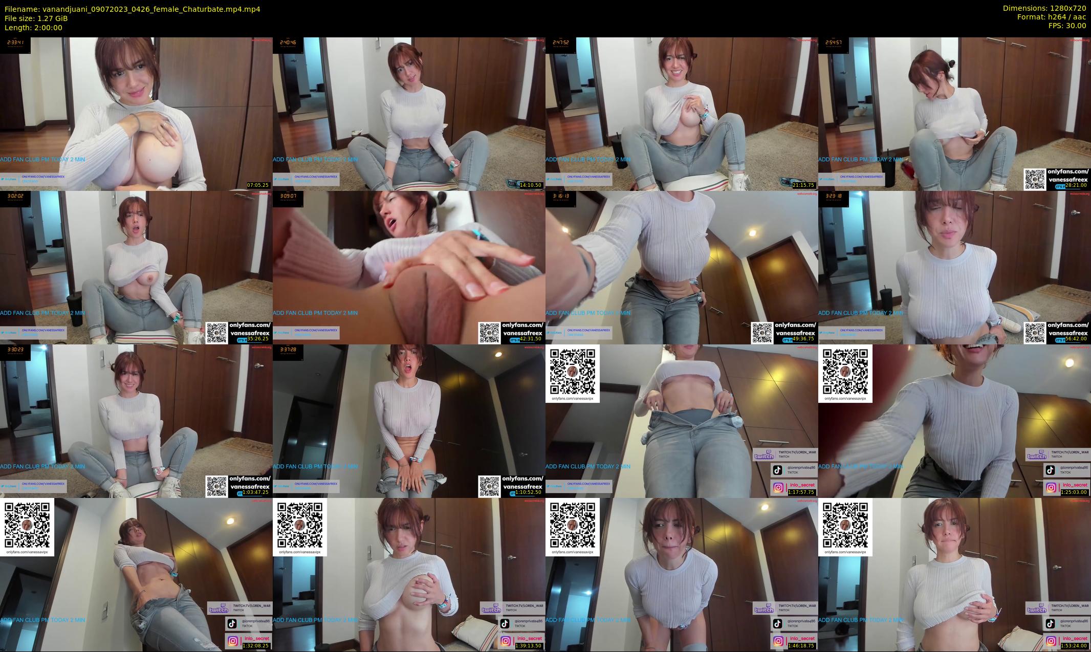 vanandjuani — 120 minute Chaturbate female cam show recording, 720p, Jul 9, 2023