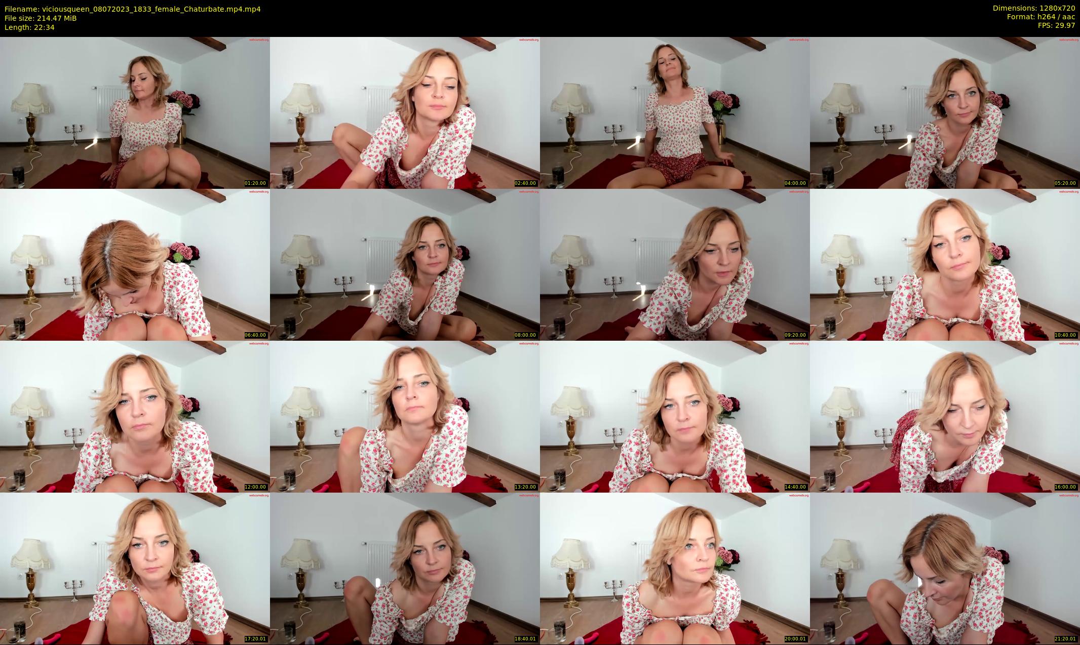 viciousqueen — 23 minute Chaturbate female cam show recording, 720p, Jul 8, 2023