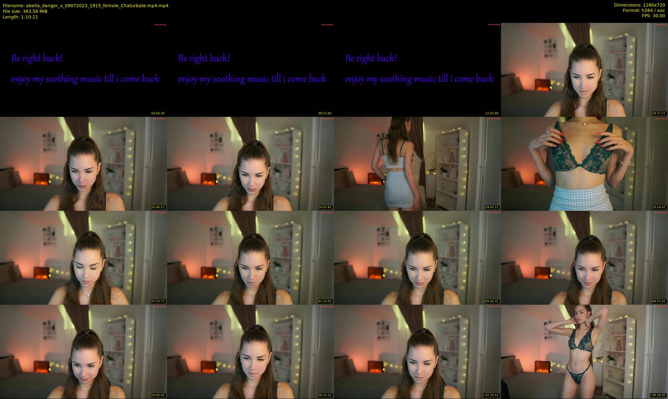 abella_danger_x — 71 minute Chaturbate female cam show recording, 720p, Jul 9, 2023