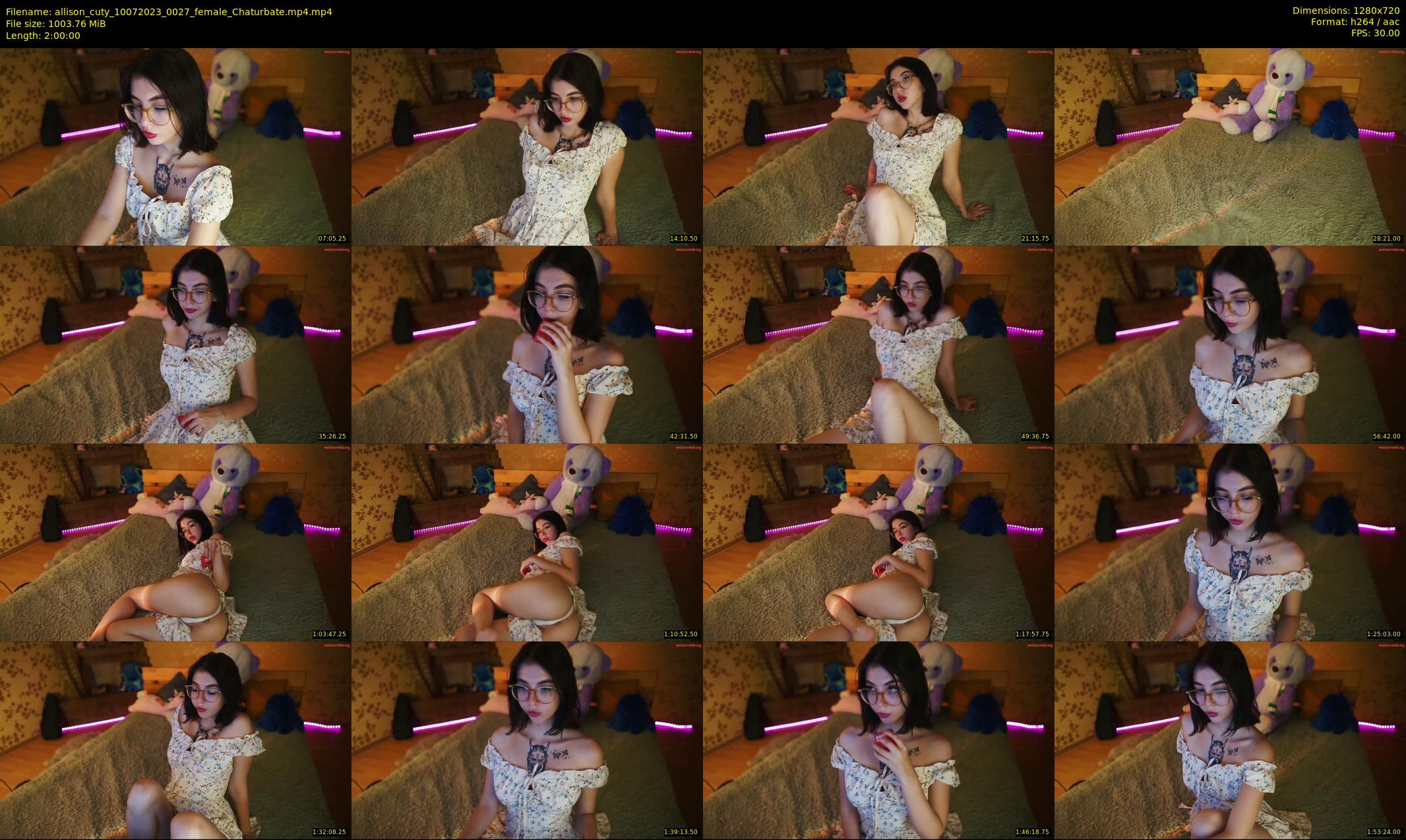 allison_cuty — 120 minute Chaturbate female cam show recording, 720p, Jul 10, 2023