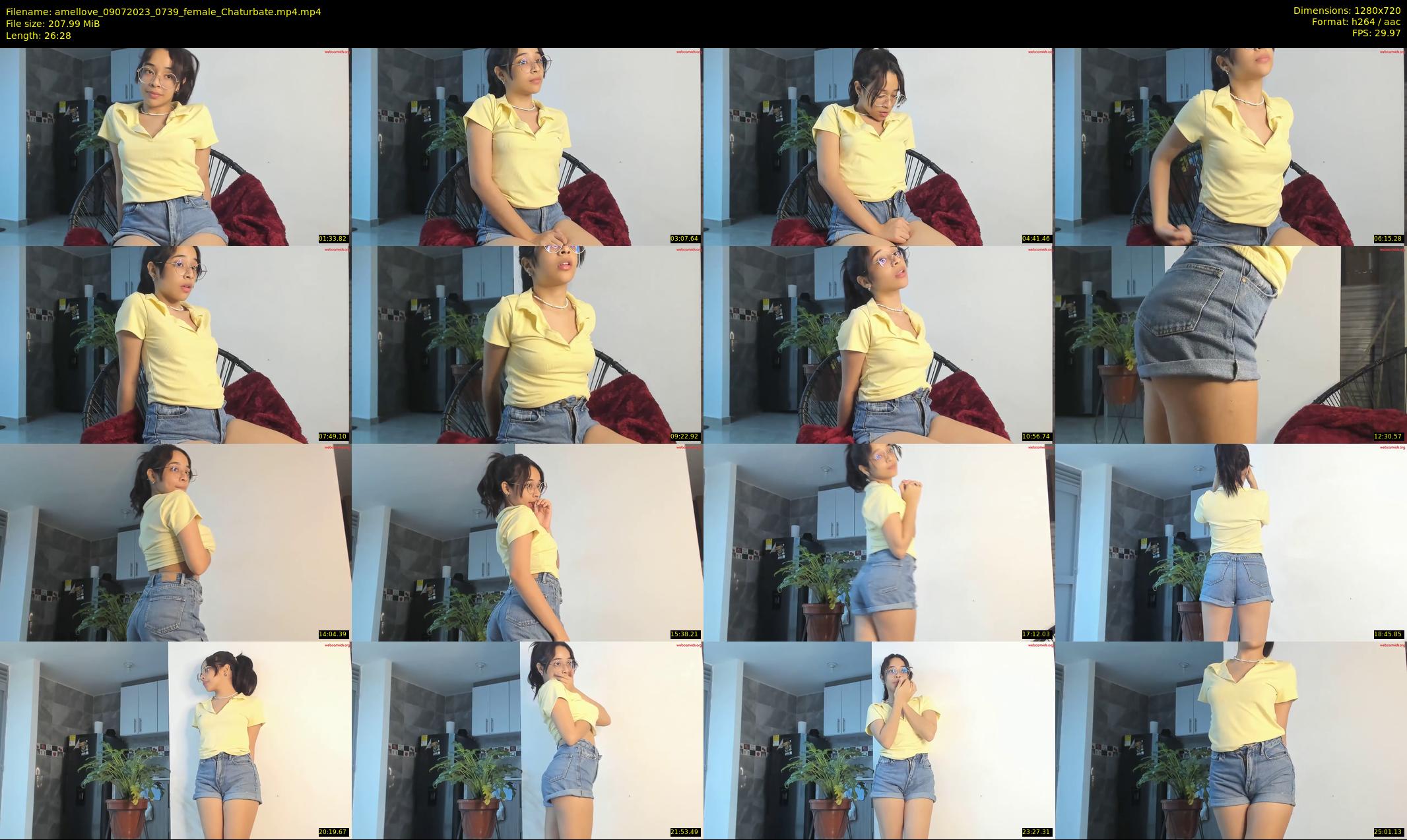 amellove — 27 minute Chaturbate female cam show recording, 720p, Jul 9, 2023