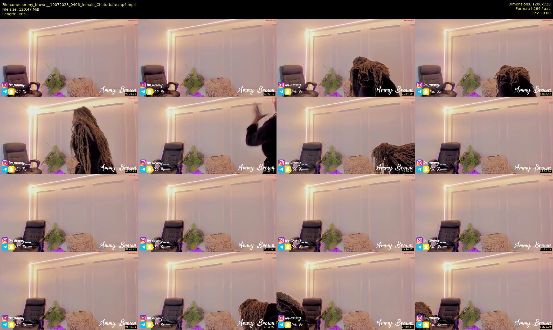 ammy_brown_ — 9 minute Chaturbate female cam show recording, 720p, Jul 10, 2023