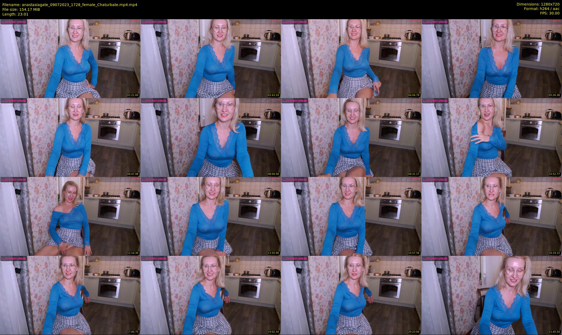 anastasiagate — 24 minute Chaturbate female cam show recording, 720p, Jul 9, 2023