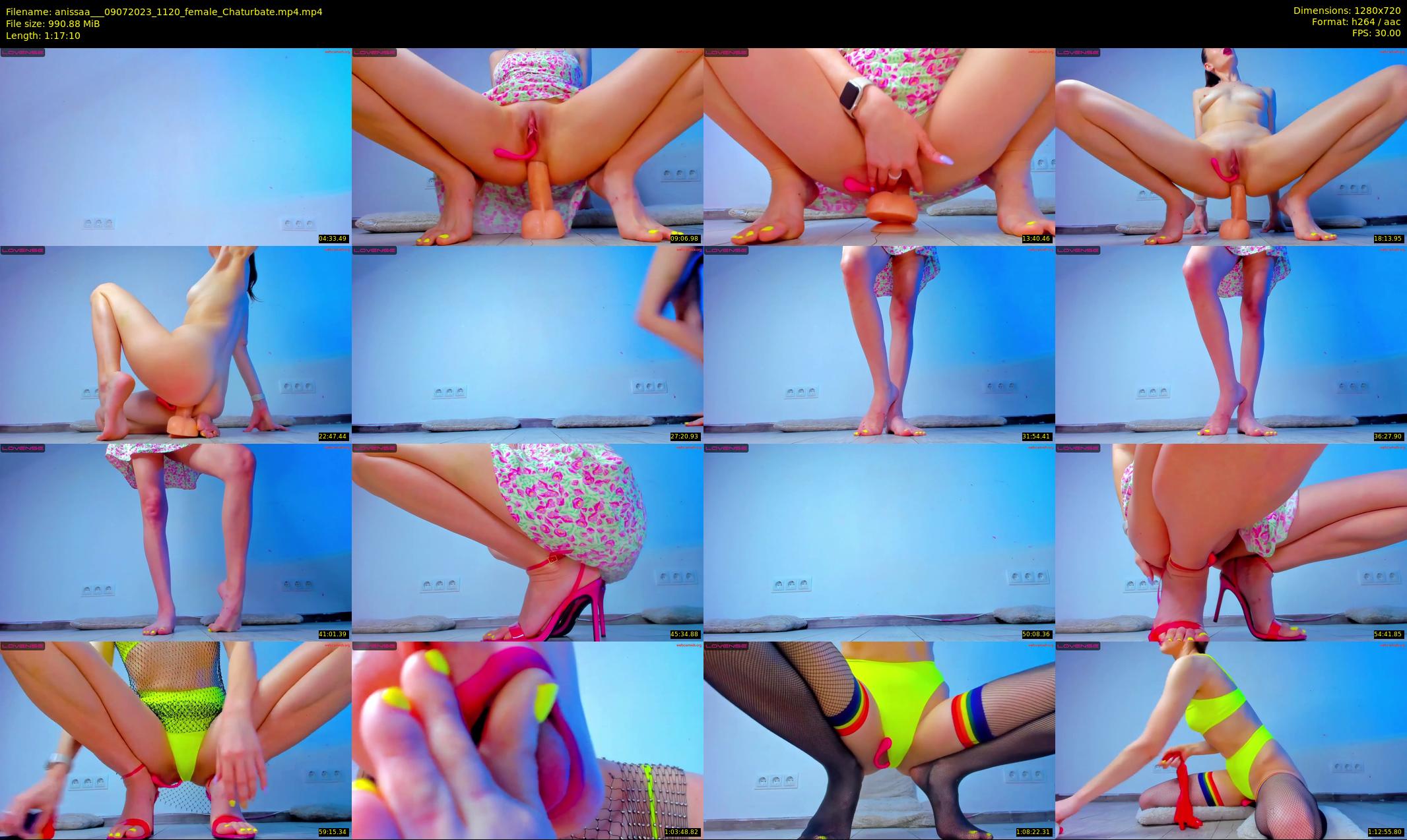 anissaa__ — 78 minute Chaturbate female cam show recording, 720p, Jul 9, 2023