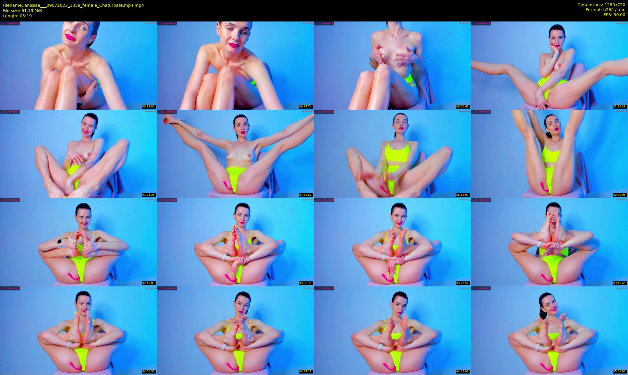 anissaa__ — 6 minute Chaturbate female cam show recording, 720p, Jul 9, 2023