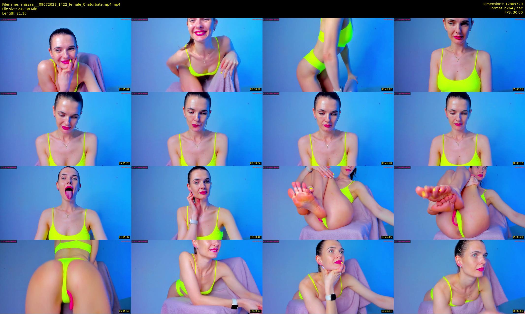 anissaa__ — 22 minute Chaturbate female cam show recording, 720p, Jul 9, 2023