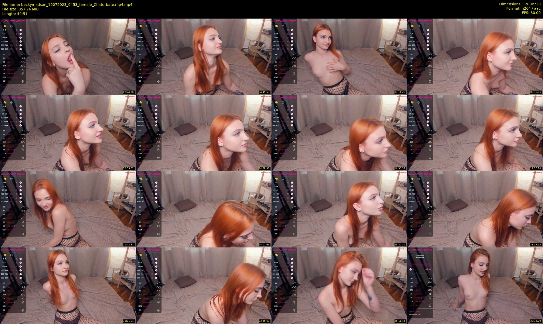 beckymadson — 41 minute Chaturbate female cam show recording, 720p, Jul 10, 2023
