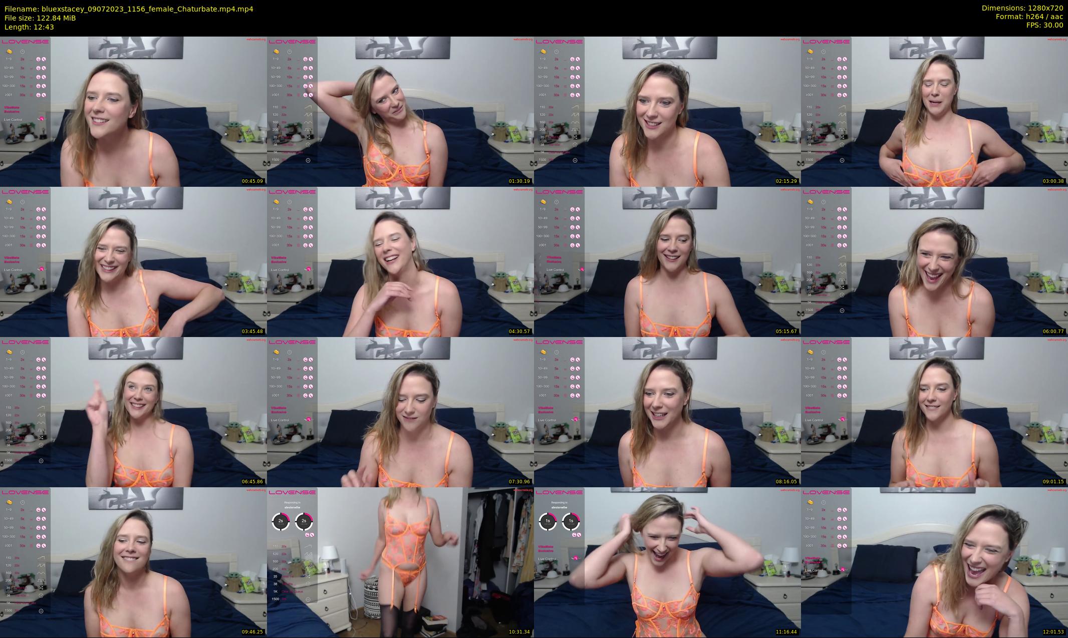bluexstacey — 13 minute Chaturbate female cam show recording, 720p, Jul 9, 2023