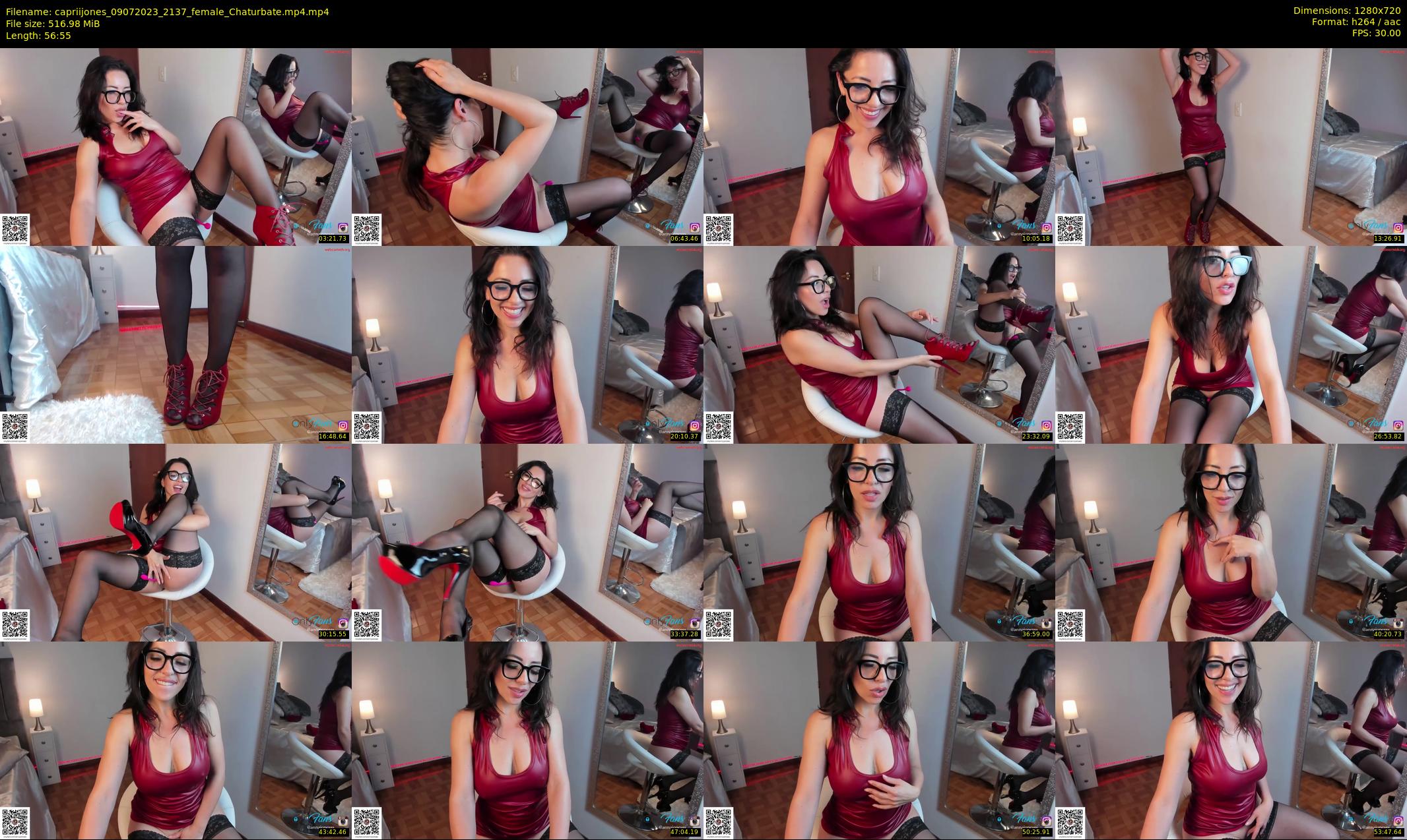 capriijones — 57 minute Chaturbate female cam show recording, 720p, Jul 9, 2023