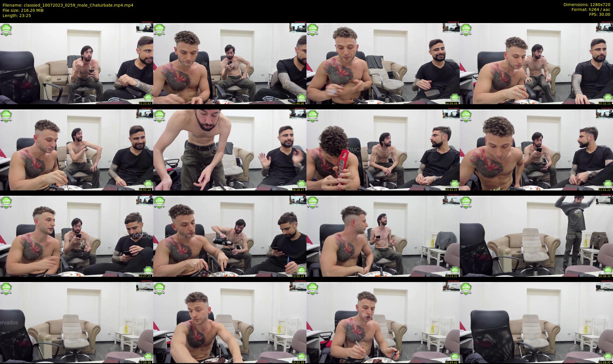 classied — 24 minute Chaturbate male cam show recording, 720p, Jul 10, 2023