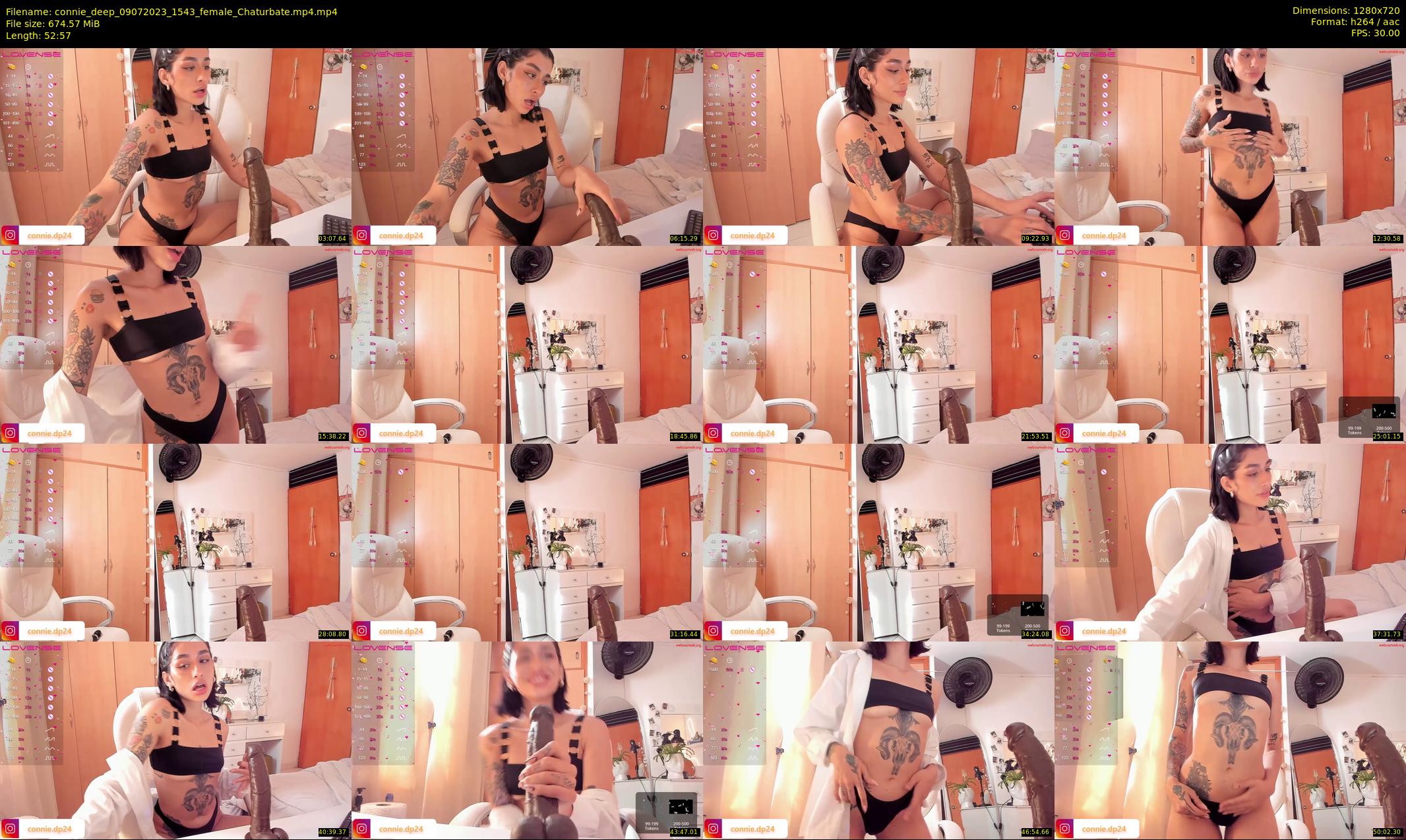 connie_deep — 53 minute Chaturbate female cam show recording, 720p, Jul 9, 2023
