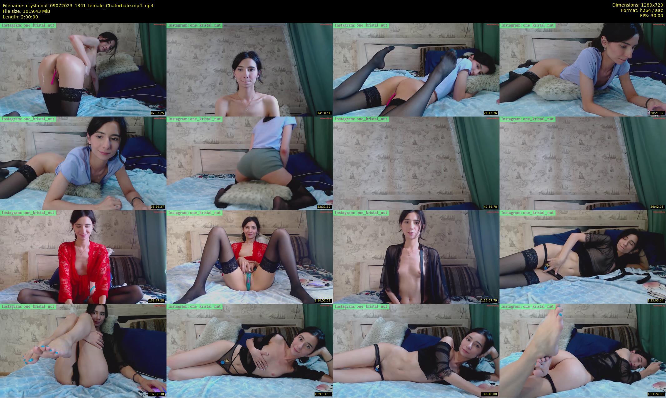 crystalnut — 120 minute Chaturbate female cam show recording, 720p, Jul 9, 2023