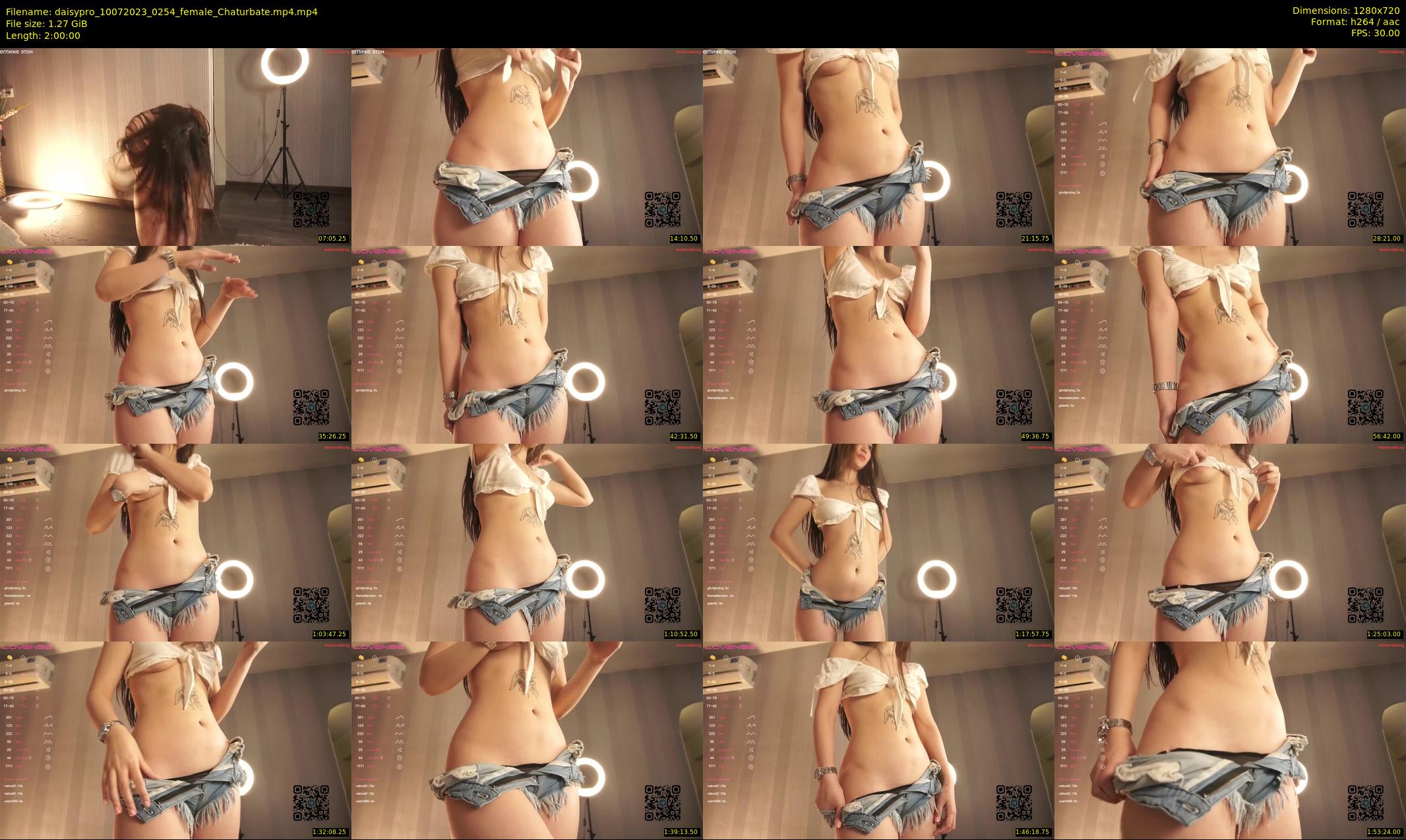 daisypro — 120 minute Chaturbate couple cam show recording, 720p, Jul 10, 2023
