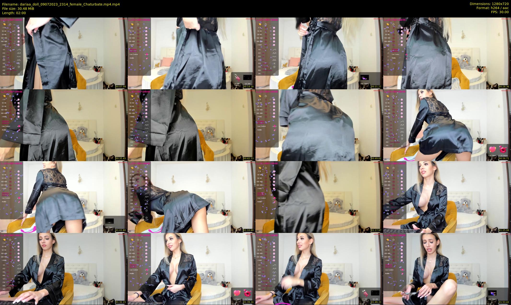 dariaa_doll — 2 minute Chaturbate female cam show recording, 720p, Jul 9, 2023