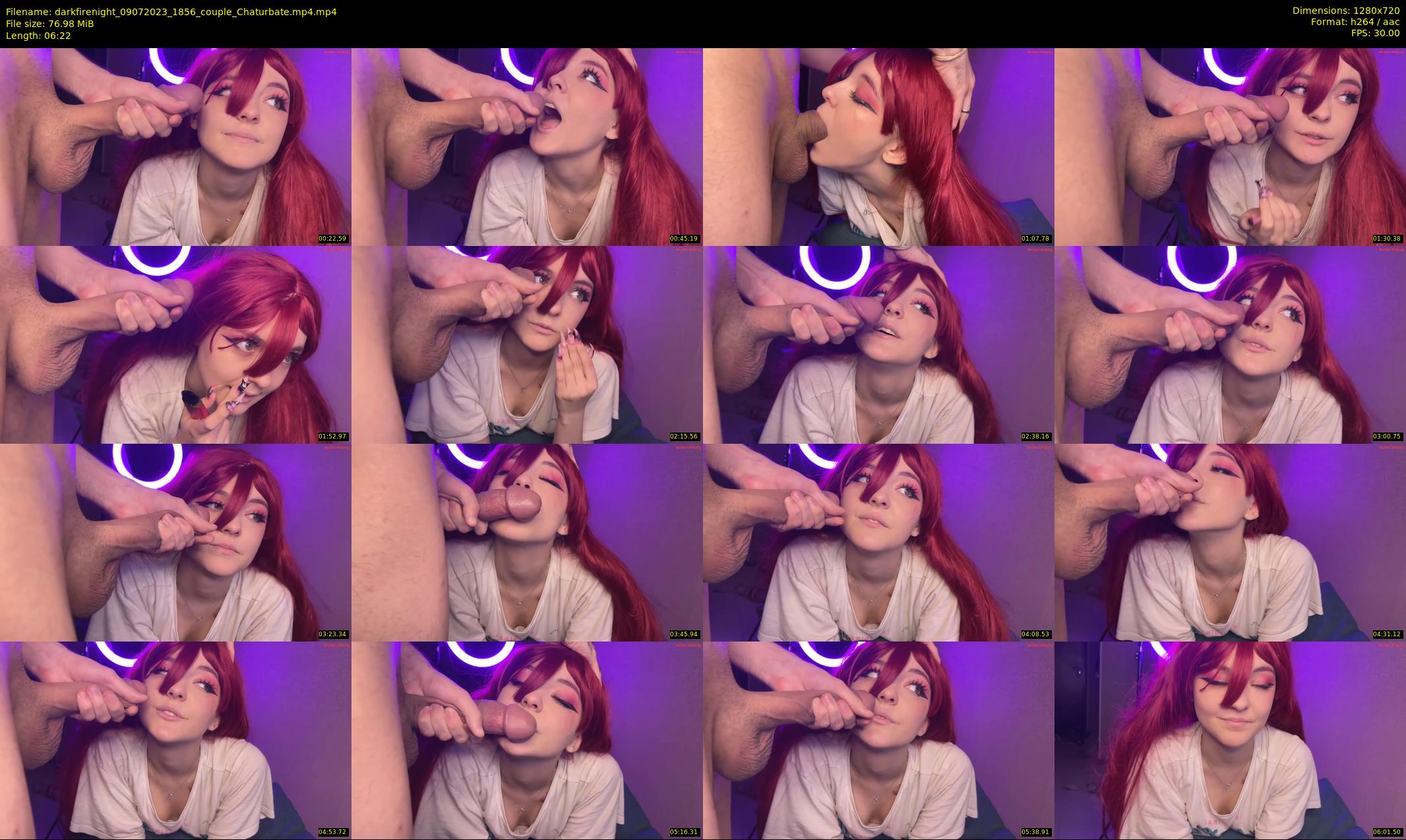 darkfirenight — 7 minute Chaturbate couple cam show recording, 720p, Jul 9, 2023