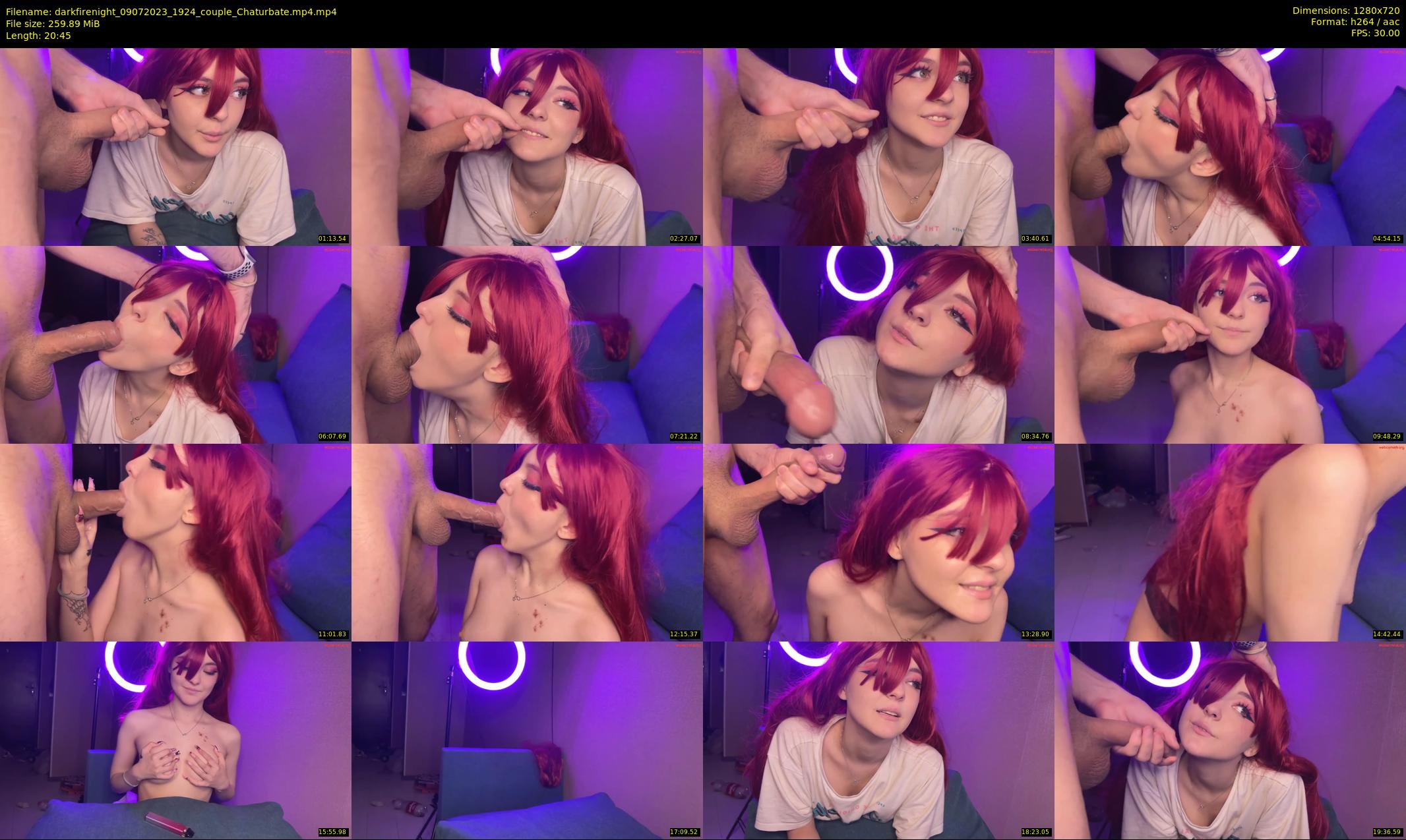 darkfirenight — 21 minute Chaturbate couple cam show recording, 720p, Jul 9, 2023