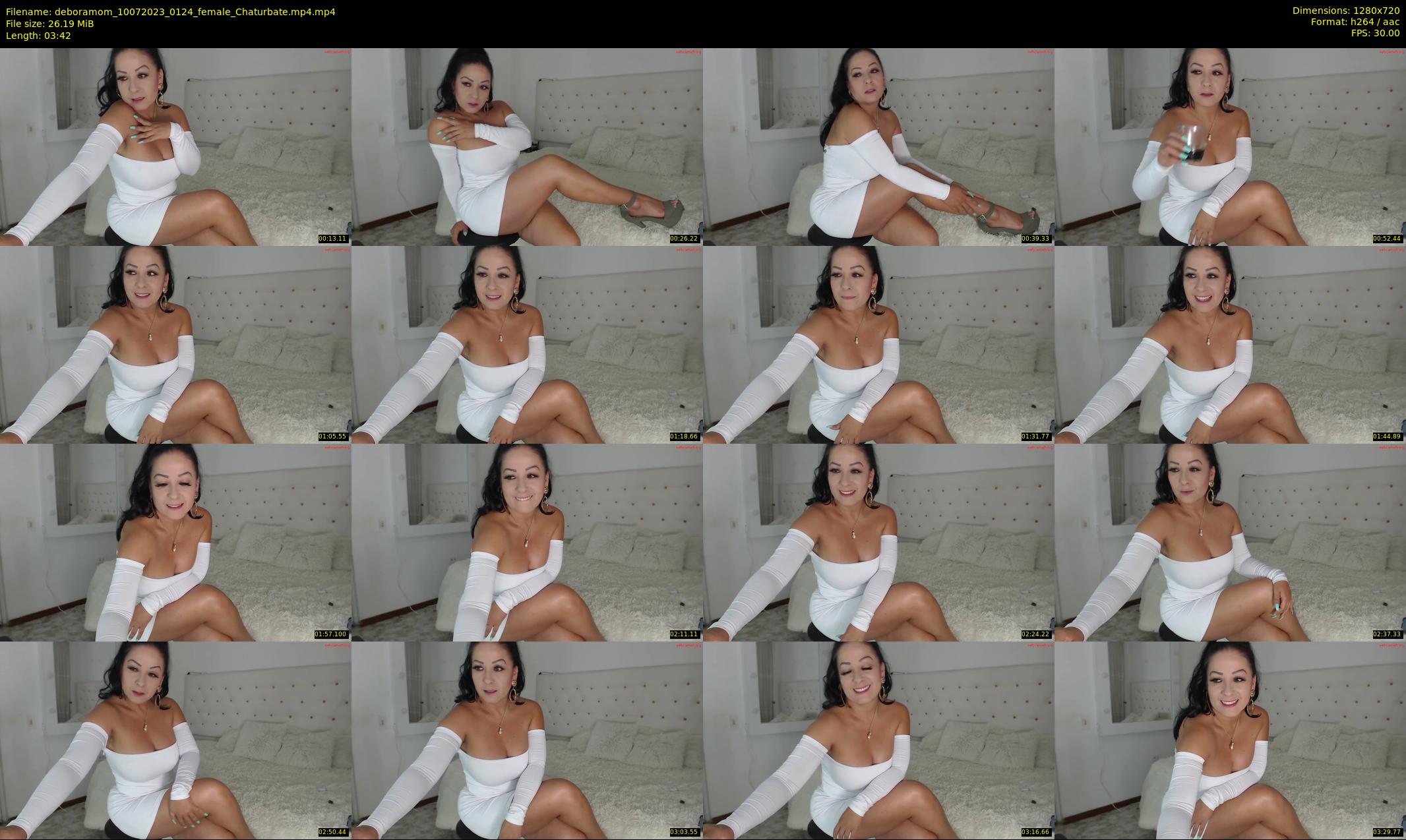 deboramom — 4 minute Chaturbate female cam show recording, 720p, Jul 10, 2023