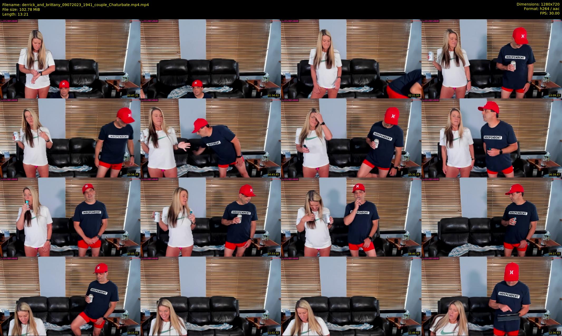 derrick_and_brittany — 14 minute Chaturbate couple cam show recording, 720p, Jul 9, 2023