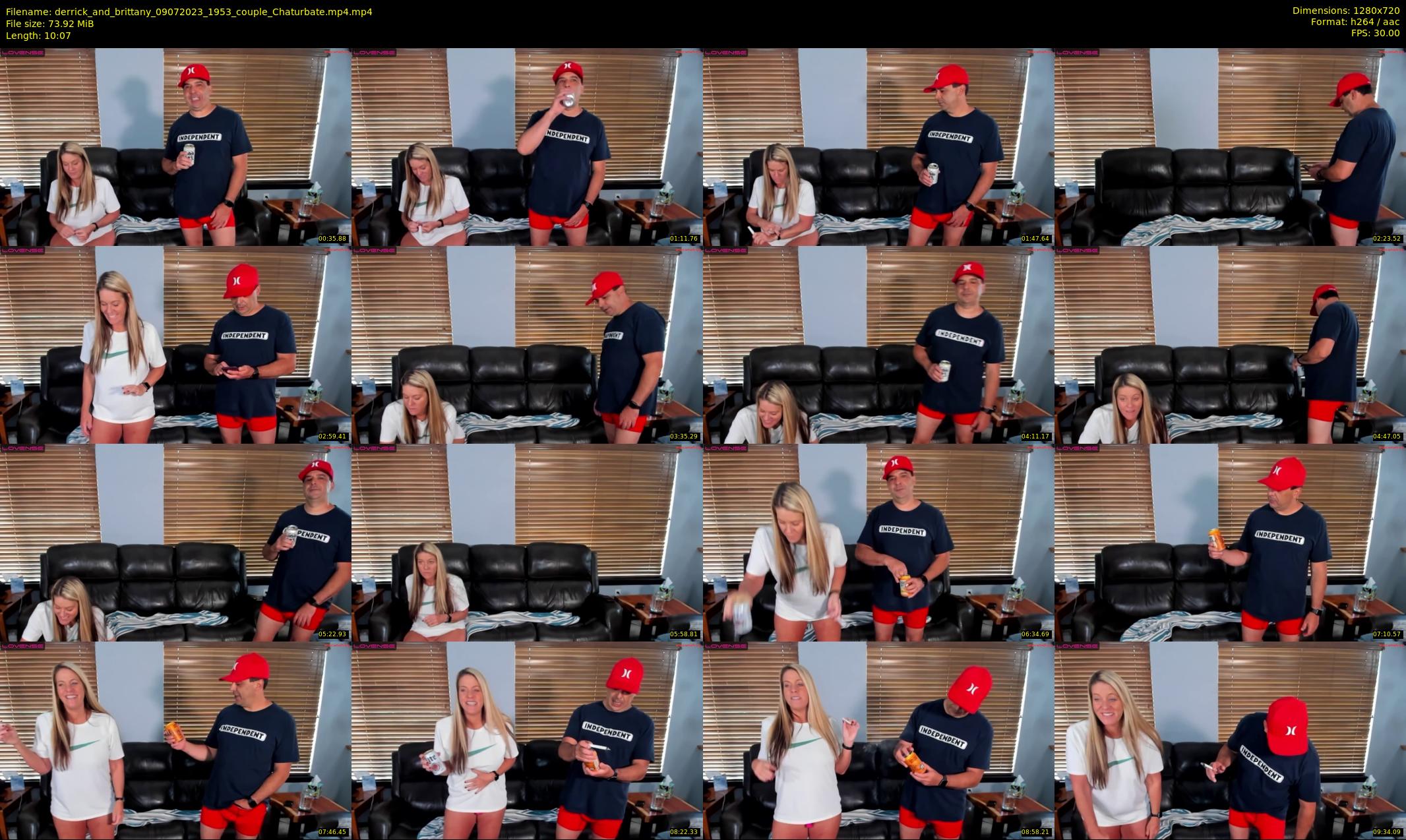 derrick_and_brittany — 11 minute Chaturbate couple cam show recording, 720p, Jul 9, 2023