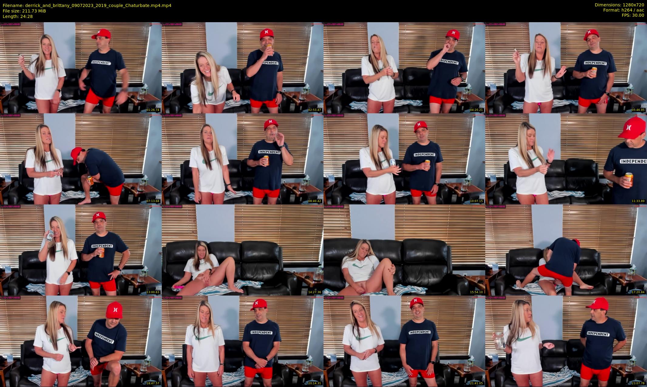 derrick_and_brittany — 25 minute Chaturbate couple cam show recording, 720p, Jul 9, 2023