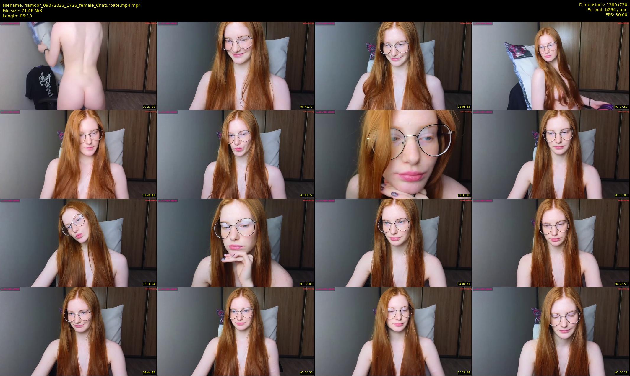 fiamoor — 7 minute Chaturbate female cam show recording, 720p, Jul 9, 2023