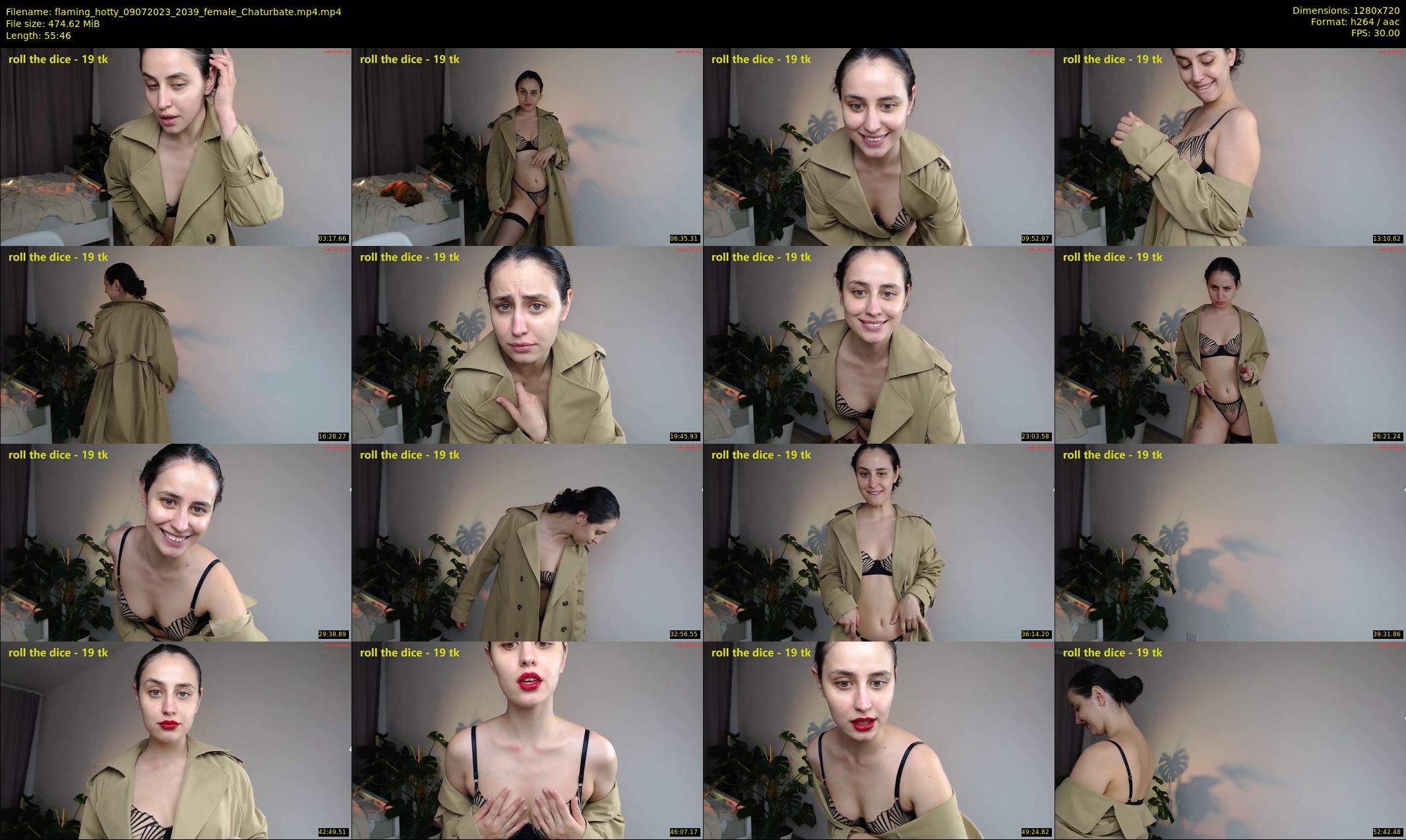 flaming_hotty — 56 minute Chaturbate female cam show recording, 720p, Jul 9, 2023