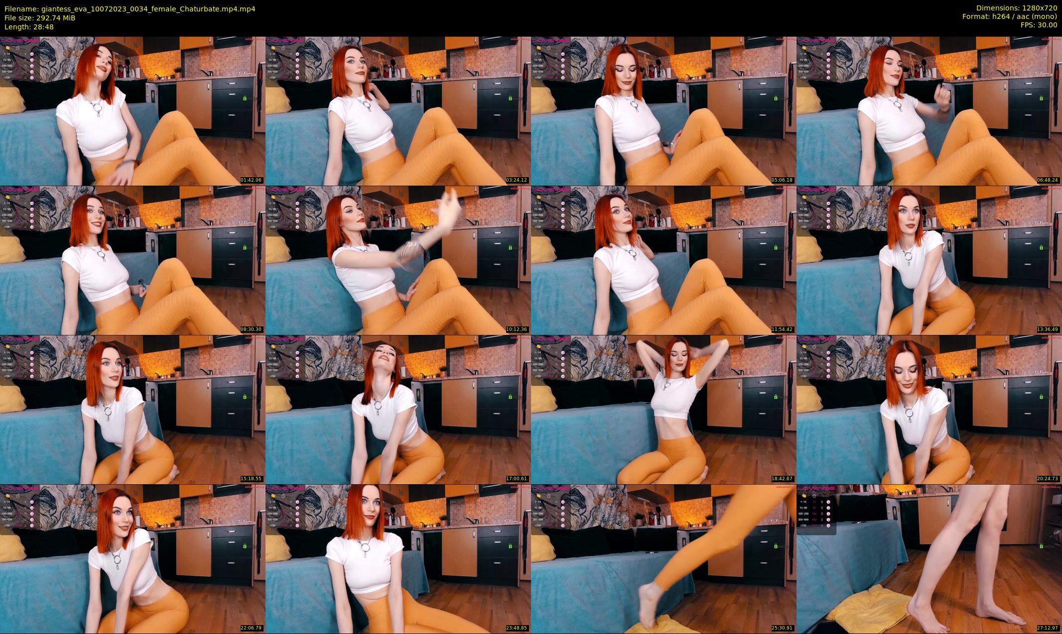 giantess_eva — 29 minute Chaturbate female cam show recording, 720p, Jul 10, 2023