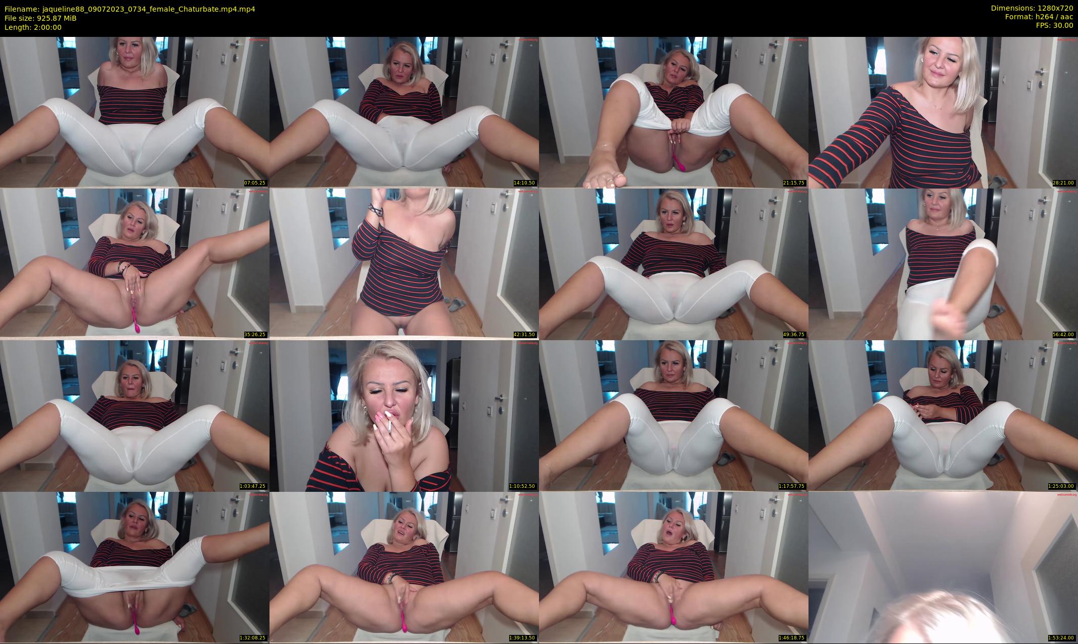 jaqueline88 — 120 minute Chaturbate female cam show recording, 720p, Jul 9, 2023