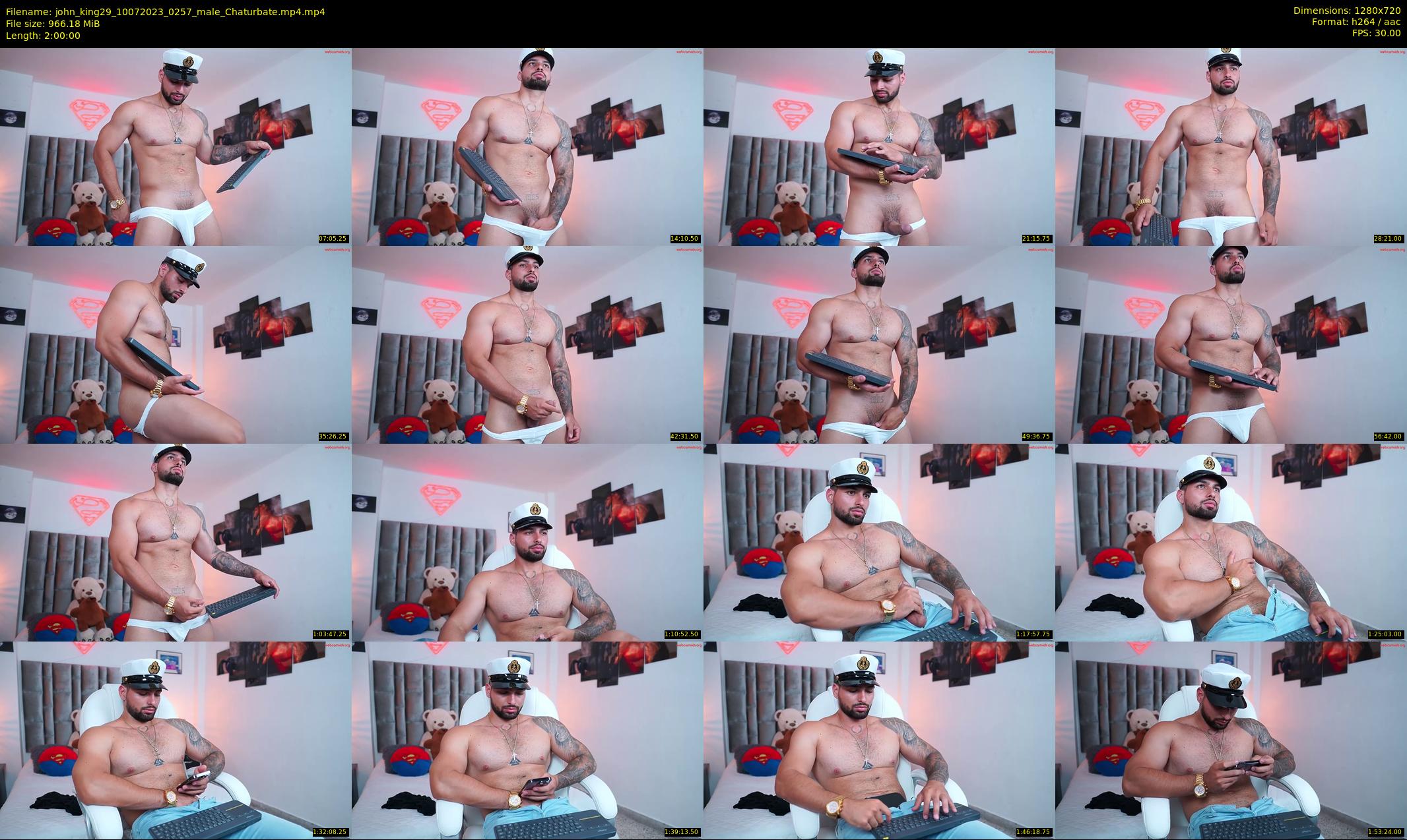 john_king29 — 120 minute Chaturbate male cam show recording, 720p, Jul 10, 2023
