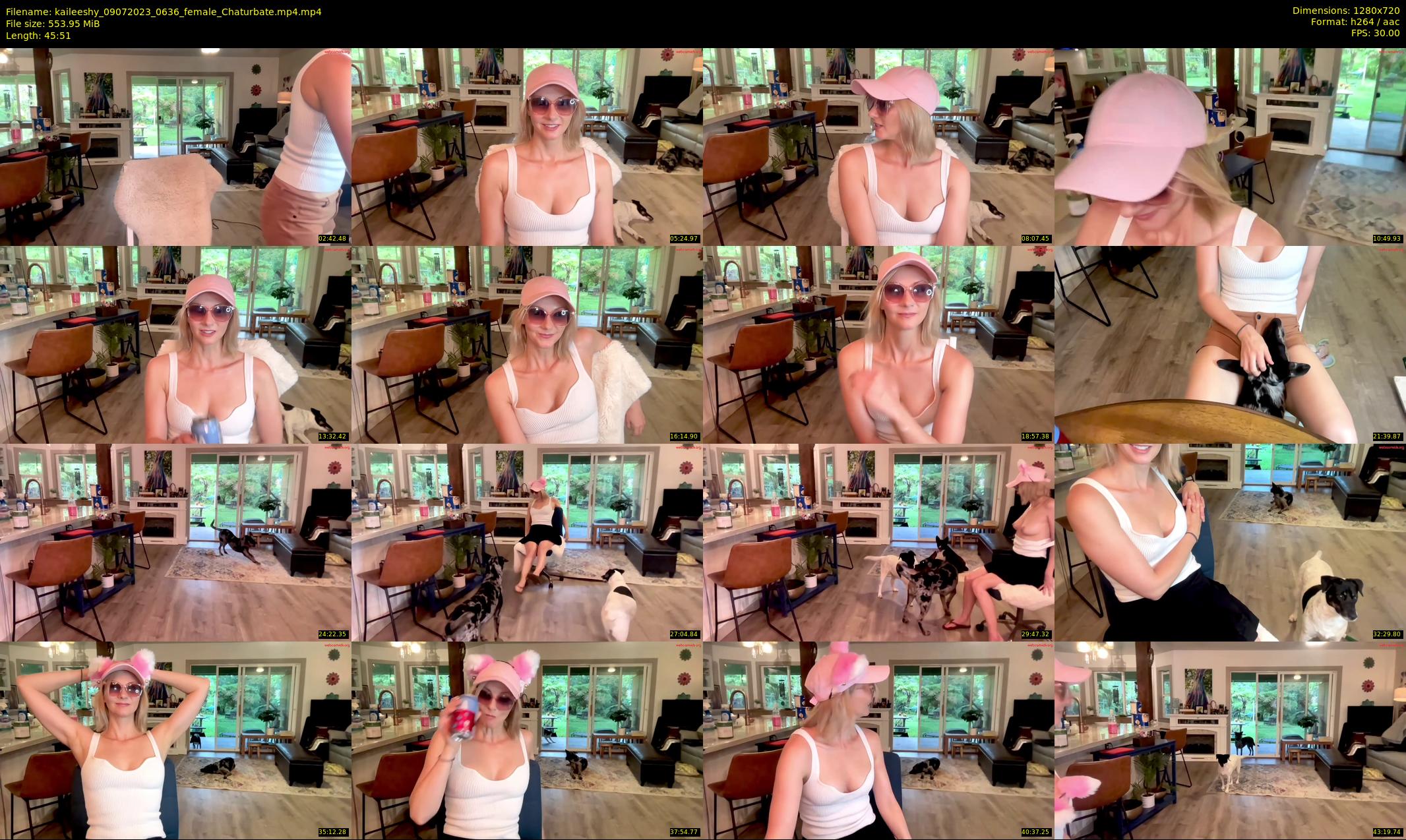 kaileeshy — 46 minute Chaturbate female cam show recording, 720p, Jul 9, 2023