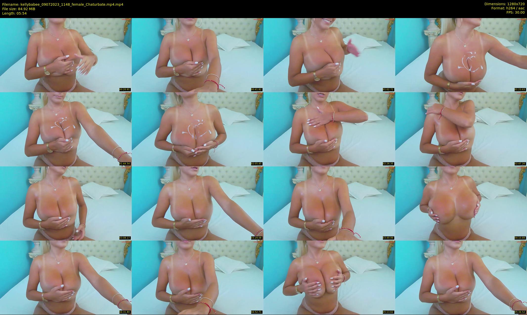 kellybabee — 6 minute Chaturbate female cam show recording, 720p, Jul 9, 2023