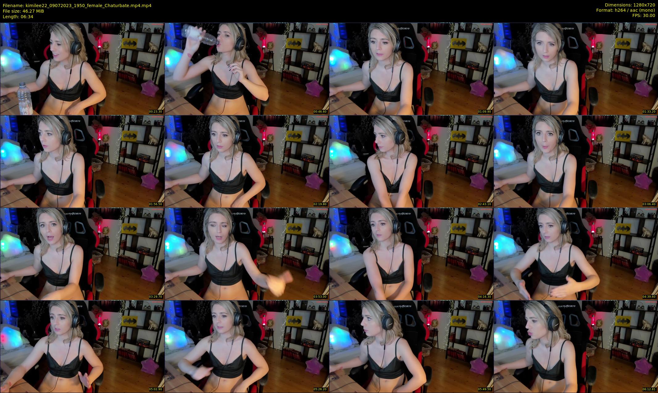 kimilee22 — 7 minute Chaturbate female cam show recording, 720p, Jul 9, 2023