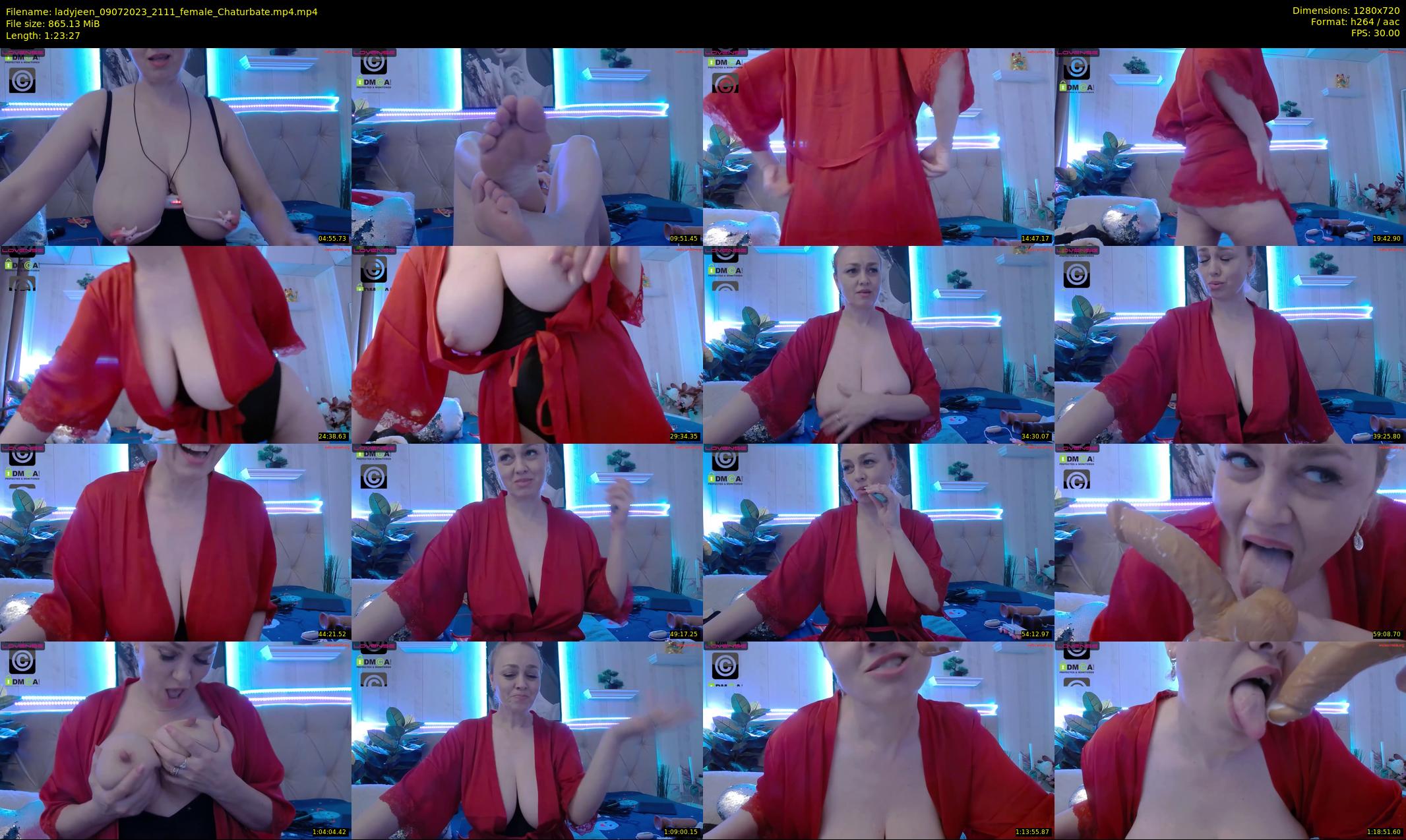 ladyjeen — 84 minute Chaturbate female cam show recording, 720p, Jul 9, 2023