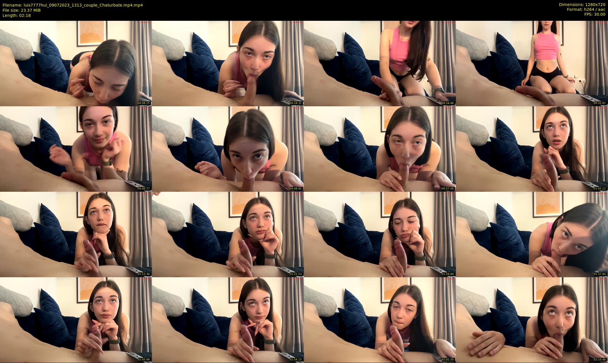 luis7777hui — 3 minute Chaturbate couple cam show recording, 720p, Jul 9, 2023