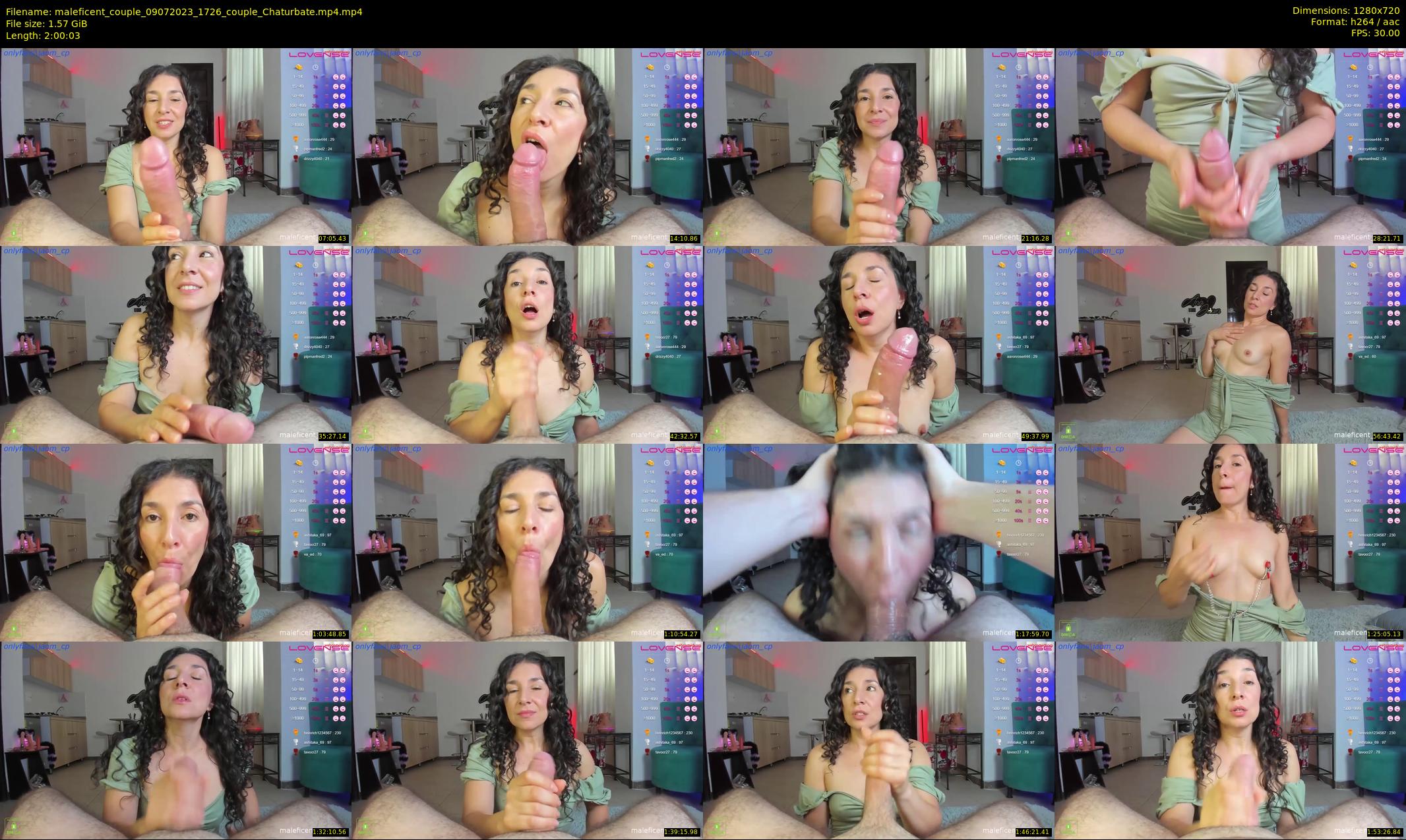 maleficent_couple — 121 minute Chaturbate couple cam show recording, 720p, Jul 9, 2023