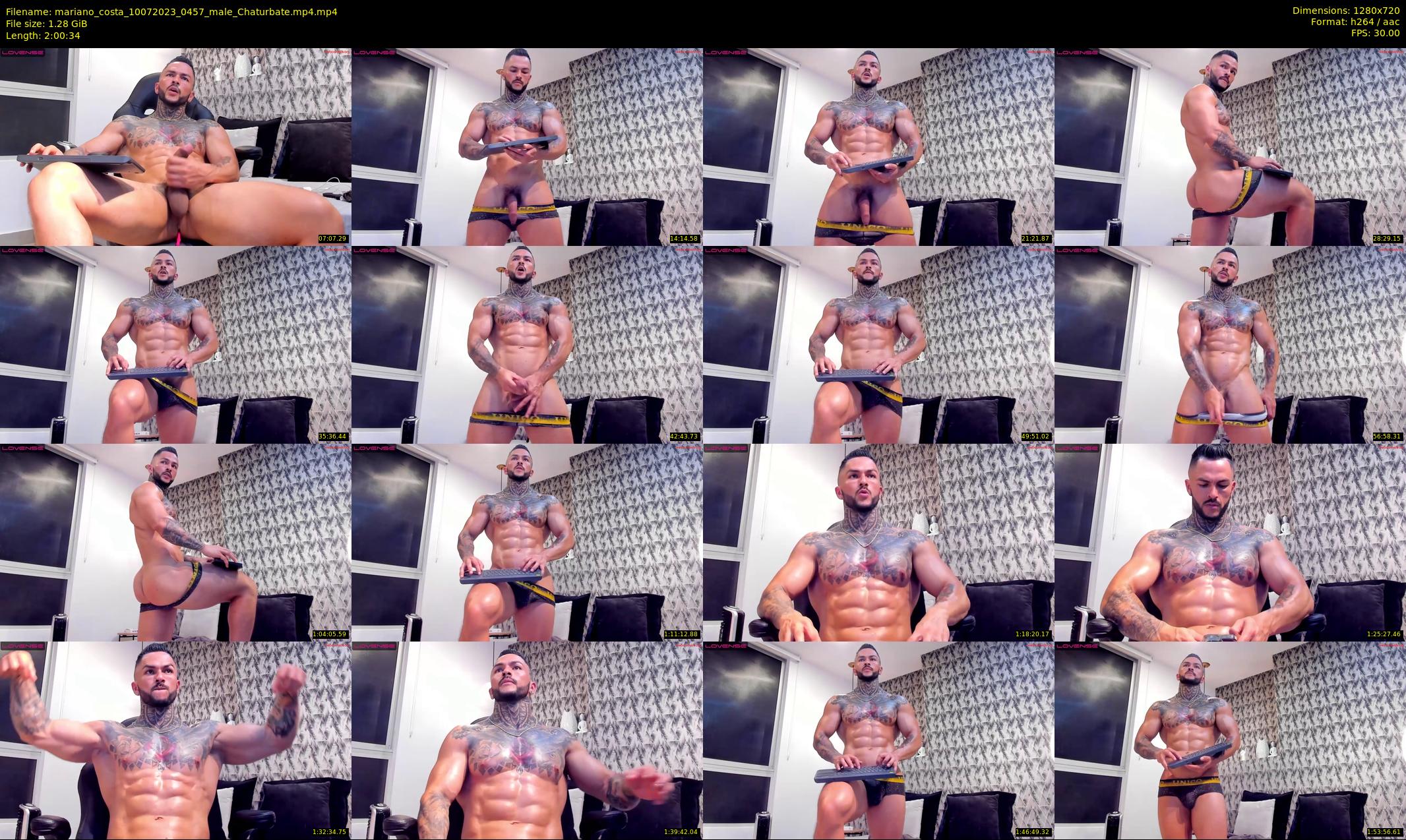 mariano_costa — 121 minute Chaturbate male cam show recording, 720p, Jul 10, 2023