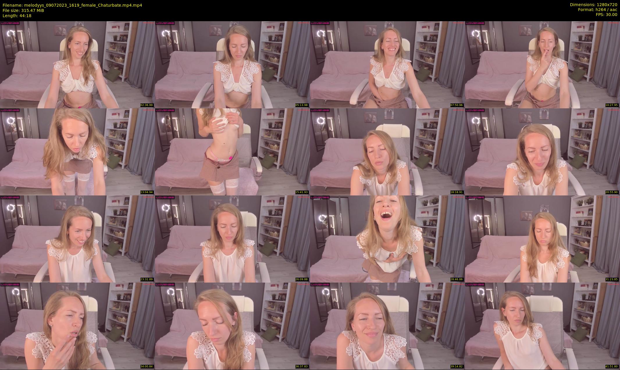 melodyys — 45 minute Chaturbate female cam show recording, 720p, Jul 9, 2023