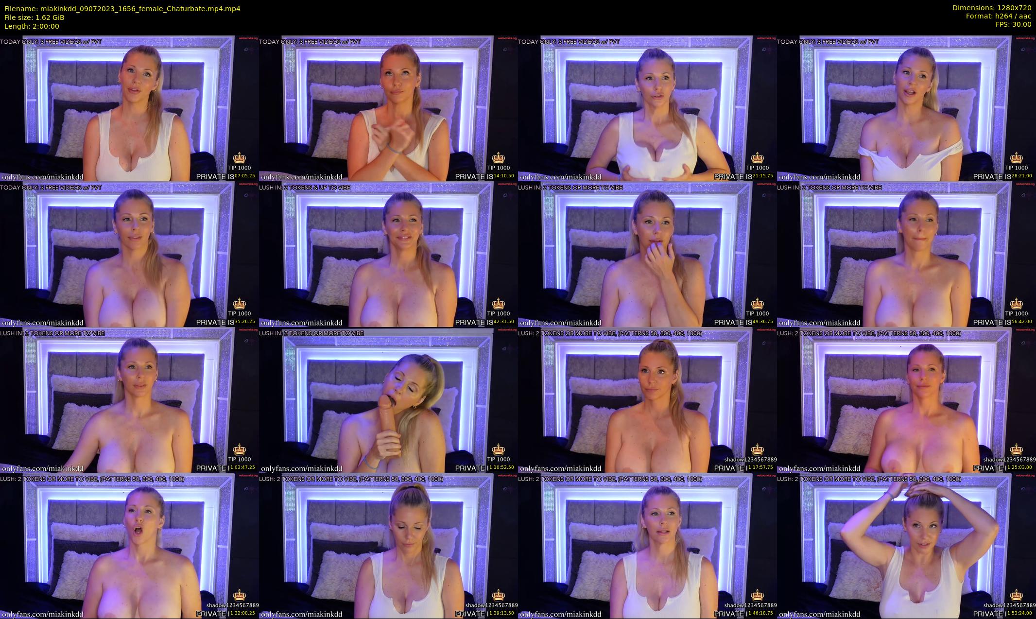 miakinkdd — 120 minute Chaturbate female cam show recording, 720p, Jul 9, 2023