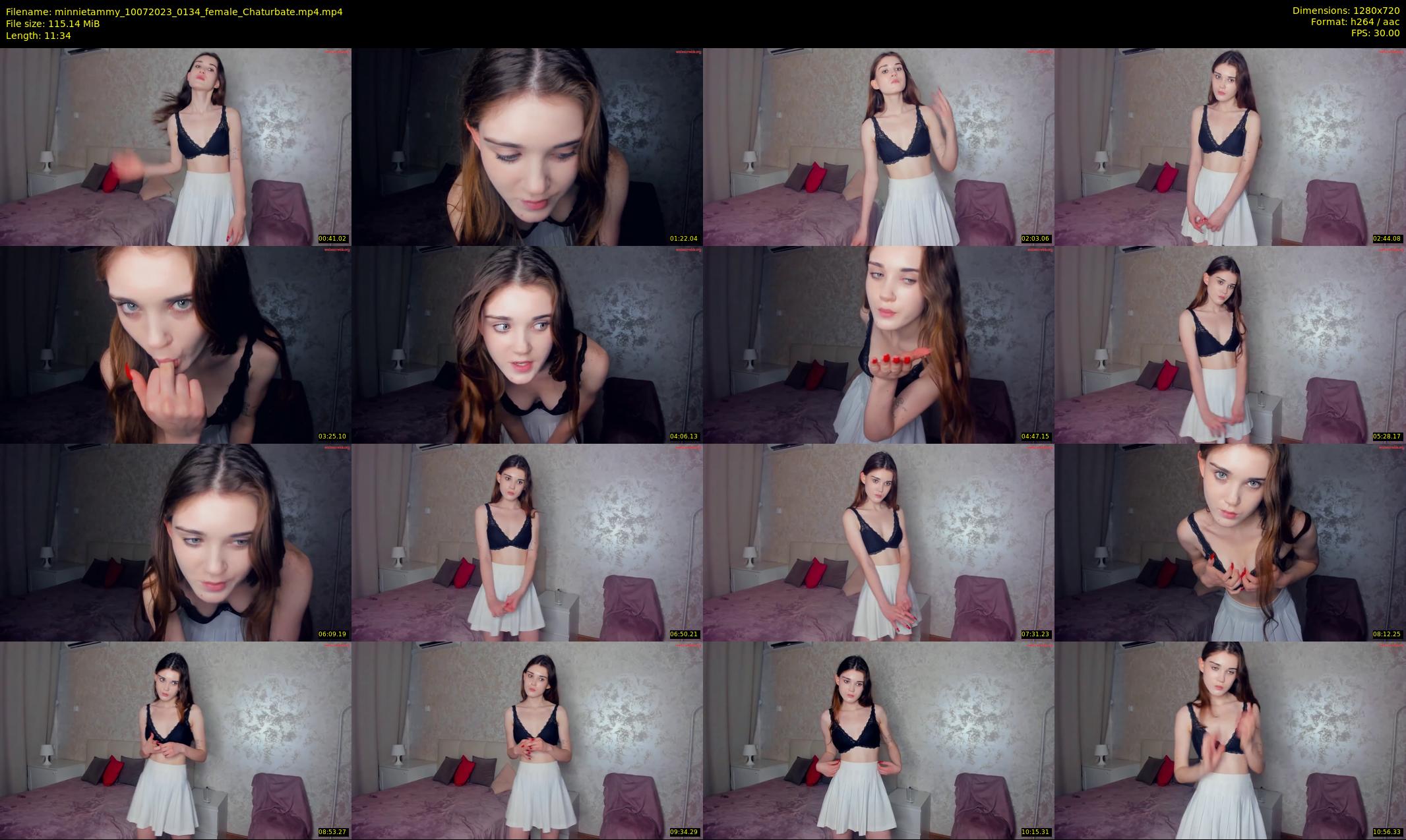 minnietammy — 12 minute Chaturbate female cam show recording, 720p, Jul 10, 2023