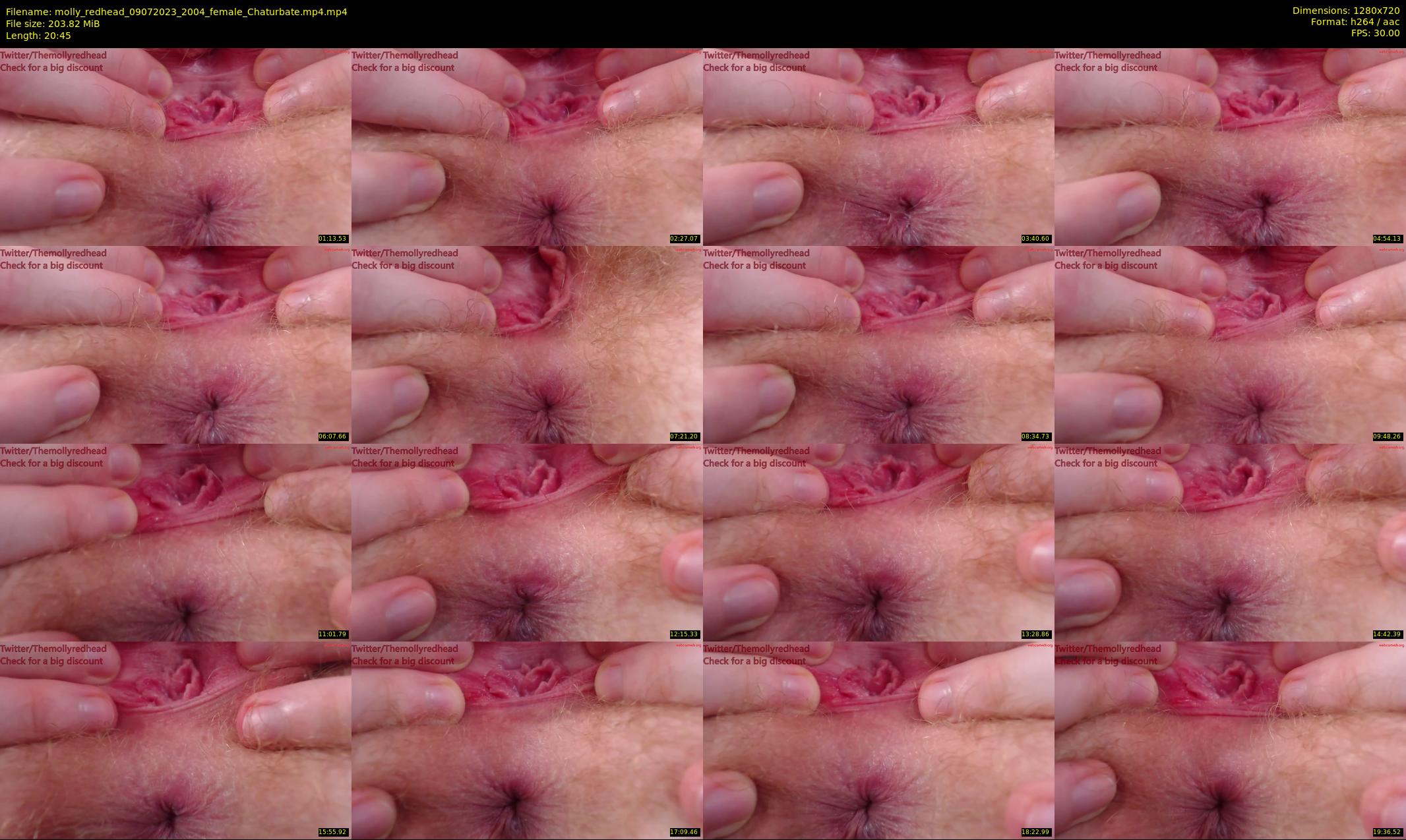molly_redhead — 21 minute Chaturbate female cam show recording, 720p, Jul 9, 2023