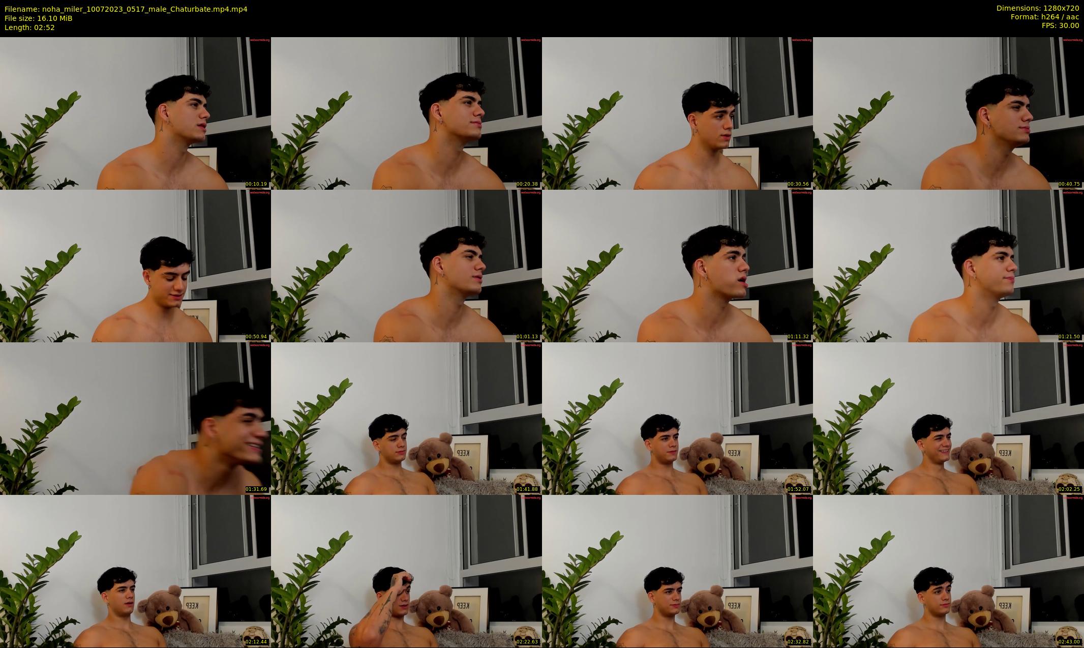 noha_miler — 3 minute Chaturbate male cam show recording, 720p, Jul 10, 2023