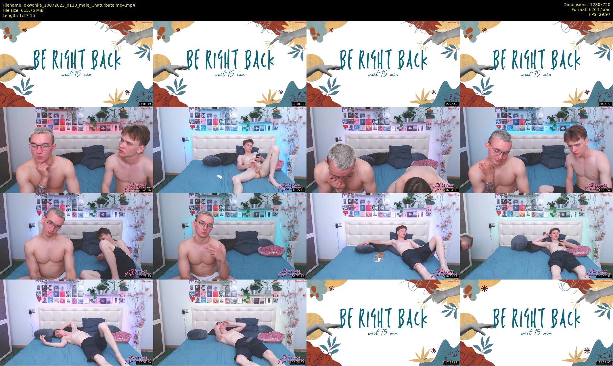 okwohka — 88 minute Chaturbate couple cam show recording, 720p, Jul 10, 2023