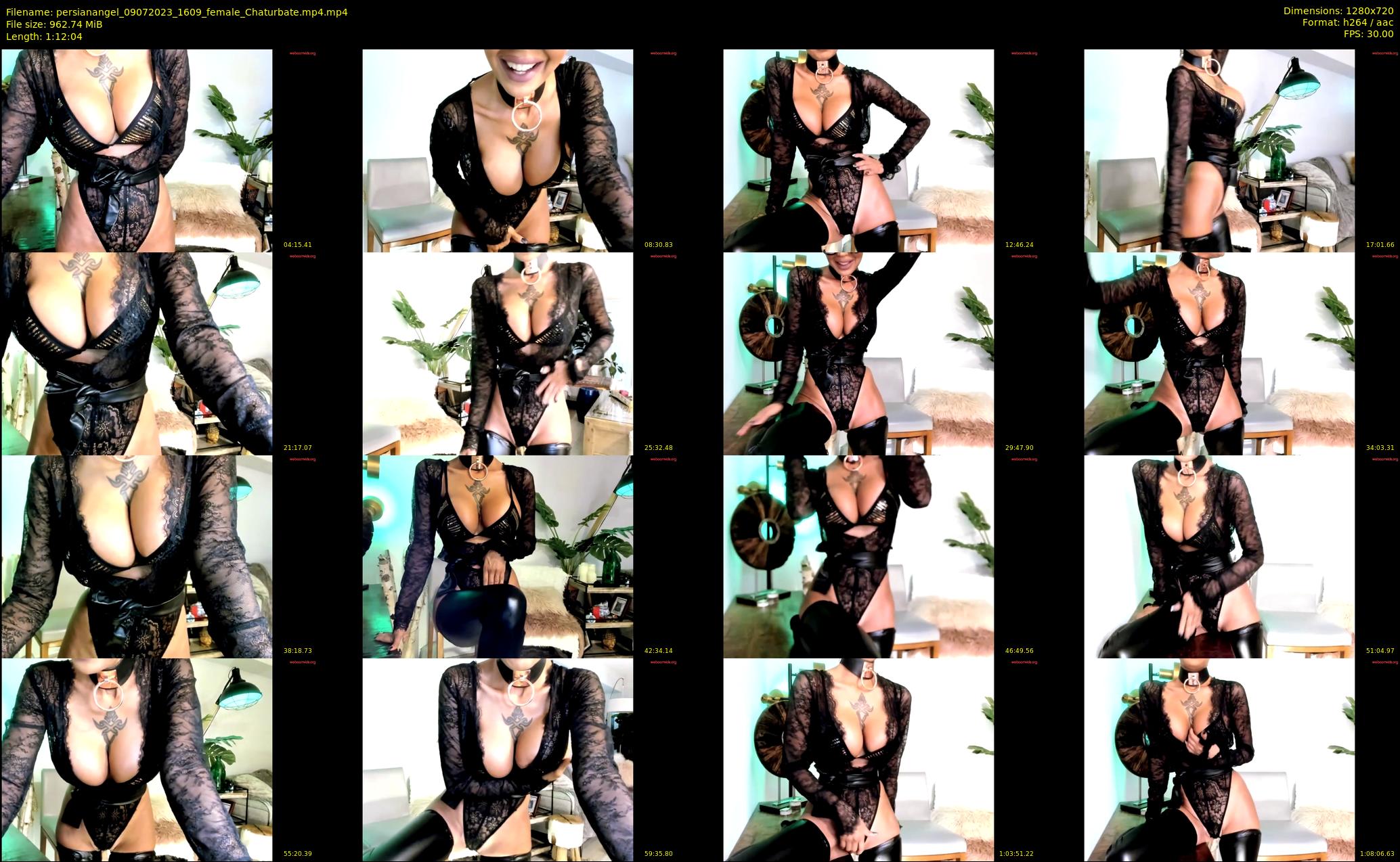 persianangel — 73 minute Chaturbate female cam show recording, 720p, Jul 9, 2023