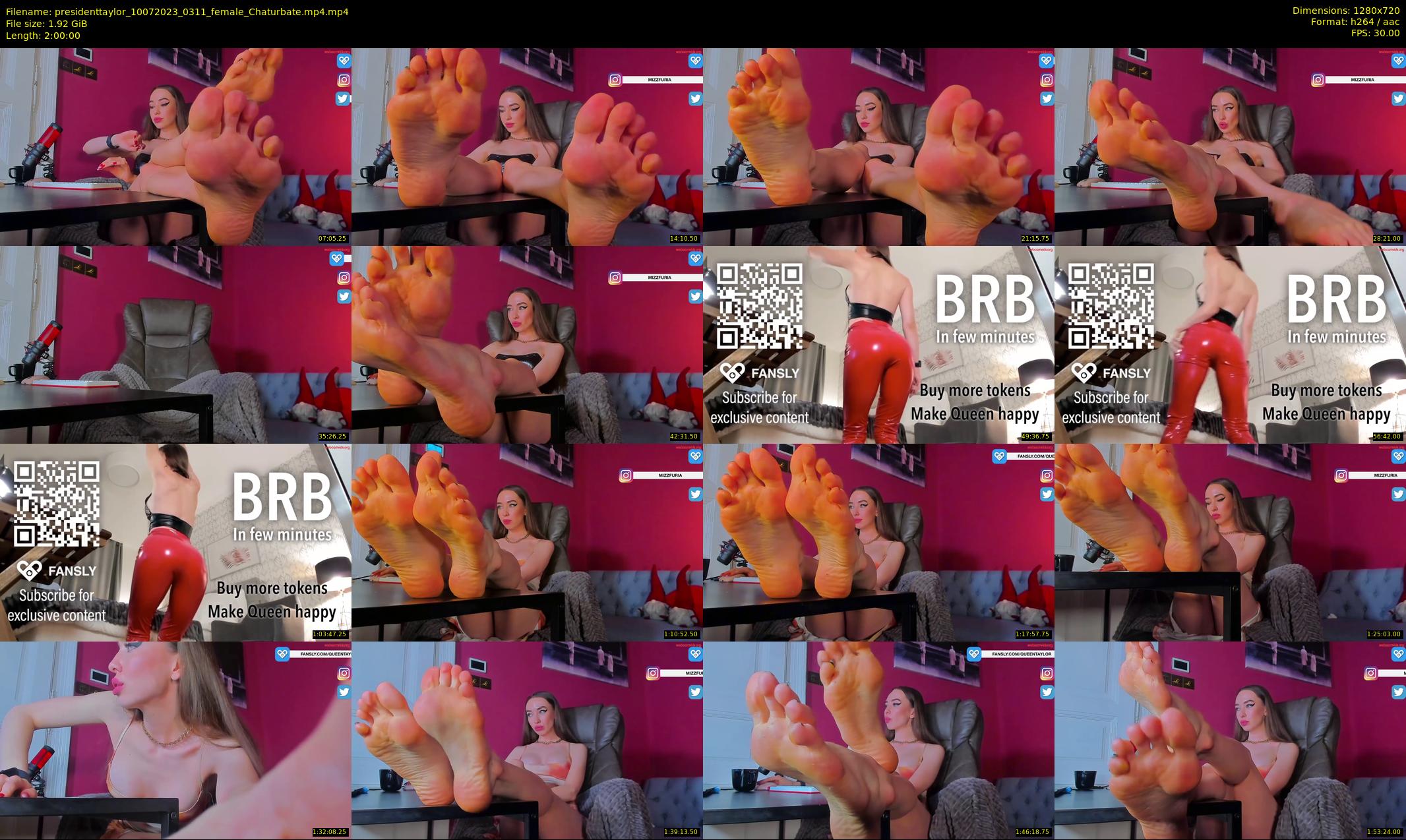 presidenttaylor — 120 minute Chaturbate female cam show recording, 720p, Jul 10, 2023